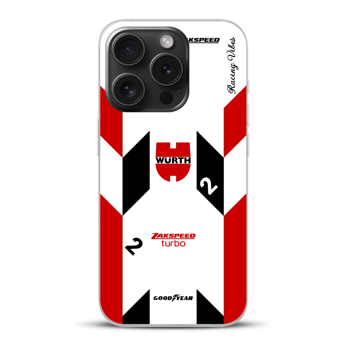 Ford Capri Turbo Gruppe 5 DRM 1980 & 1981 Klaus Ludwig Champion Livery - Custodia per cellulare personalizzata per iPhone