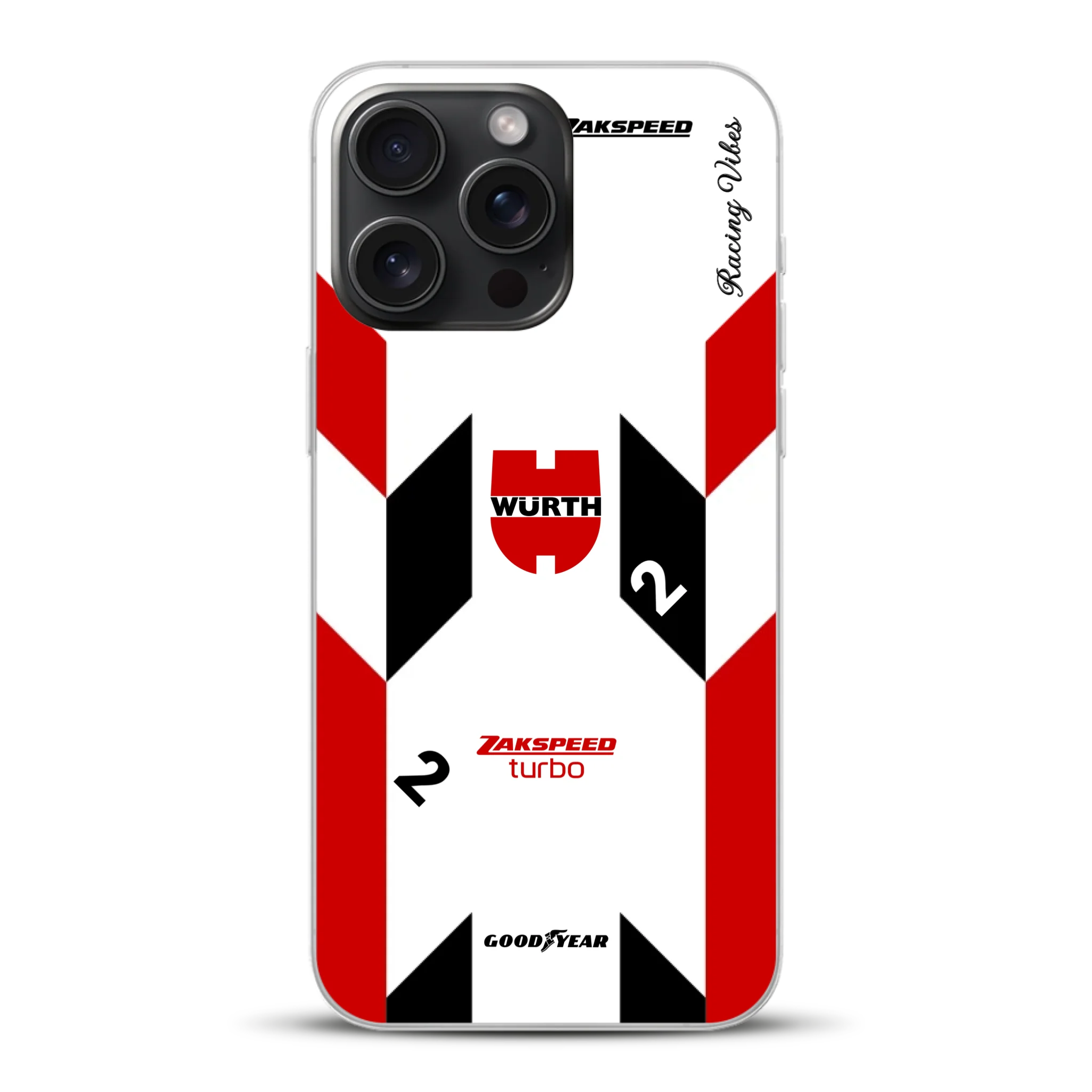 Ford Capri Turbo Gruppe 5 DRM 1980 & 1981 Klaus Ludwig Champion Livery - Custodia per cellulare personalizzata per iPhone