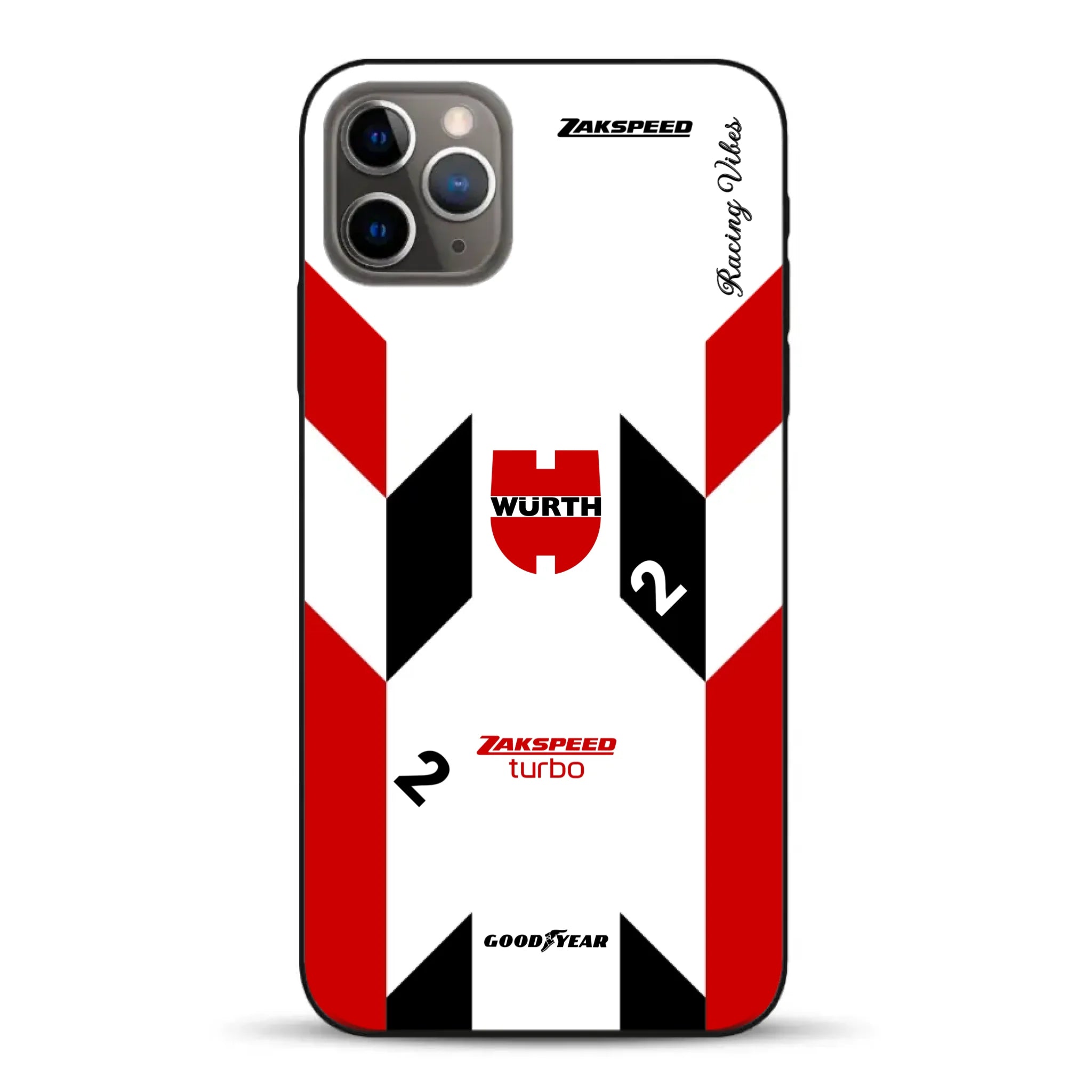 Ford Capri Turbo Gruppe 5 DRM 1980 & 1981 Klaus Ludwig Champion Livery - Custodia per cellulare personalizzata per iPhone