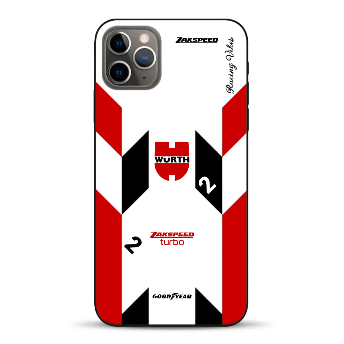 Ford Capri Turbo Gruppe 5 DRM 1980 & 1981 Klaus Ludwig Champion Livery - Custodia per cellulare personalizzata per iPhone