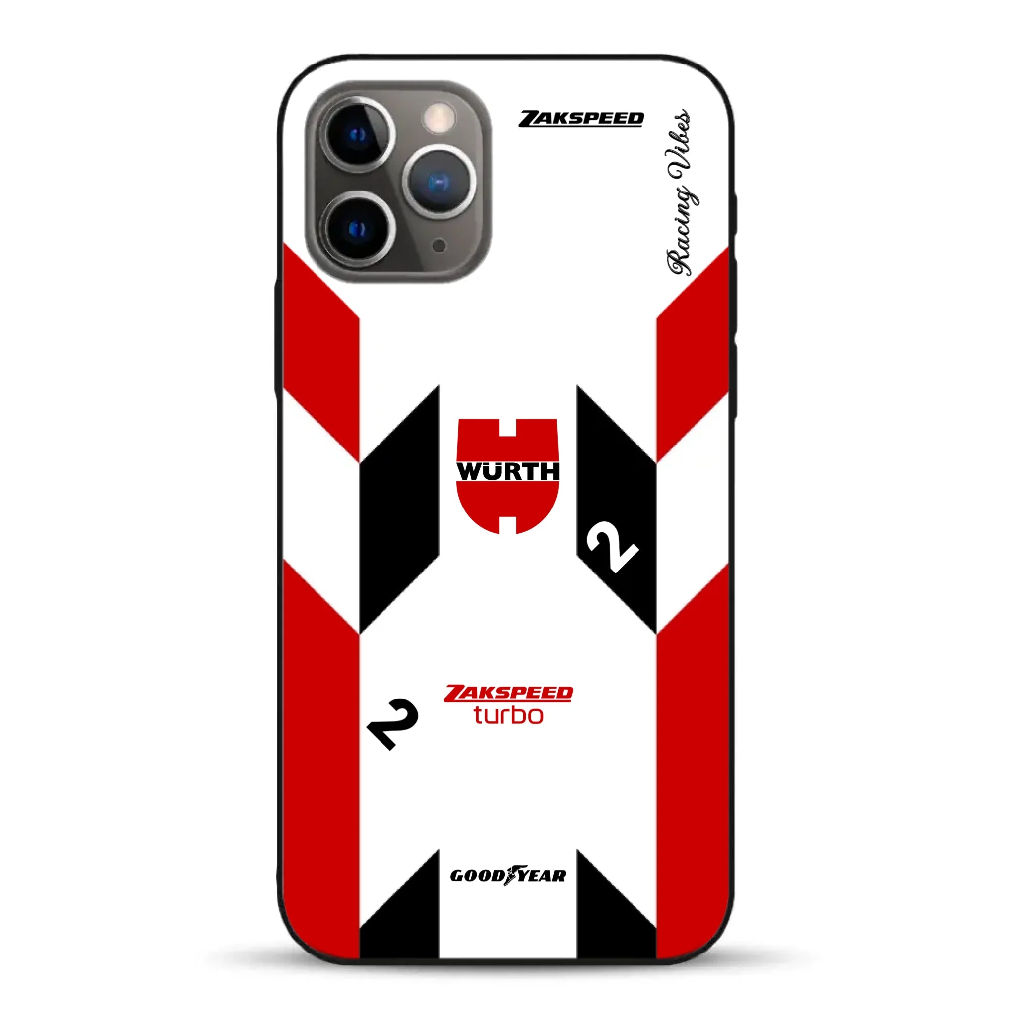 Ford Capri Turbo Gruppe 5 DRM 1980 & 1981 Klaus Ludwig Champion Livery - Custodia per cellulare personalizzata per iPhone