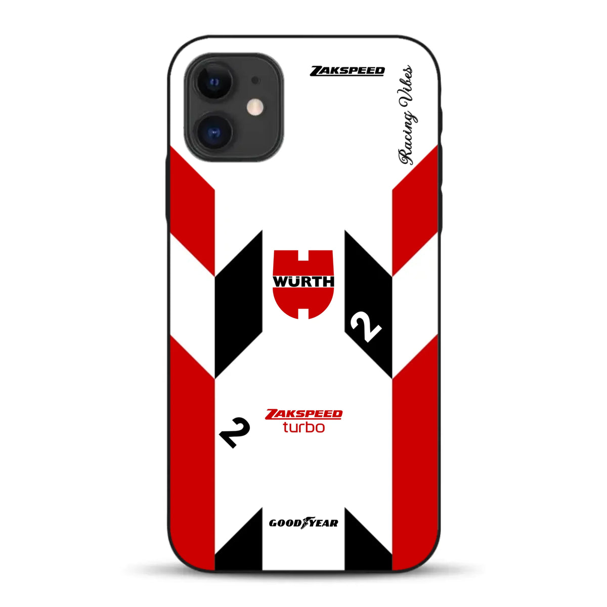 Ford Capri Turbo Gruppe 5 DRM 1980 & 1981 Klaus Ludwig Champion Livery - Custodia per cellulare personalizzata per iPhone