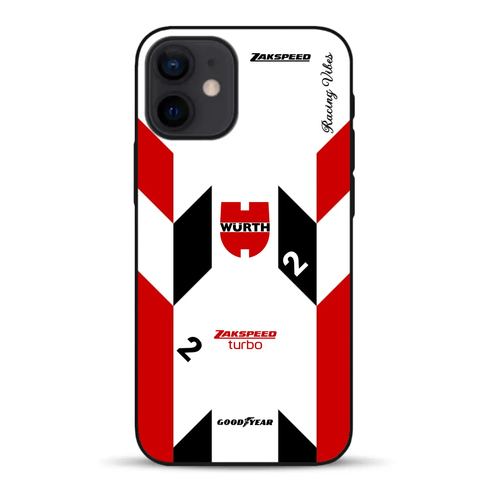 Ford Capri Turbo Gruppe 5 DRM 1980 & 1981 Klaus Ludwig Champion Livery - Custodia per cellulare personalizzata per iPhone