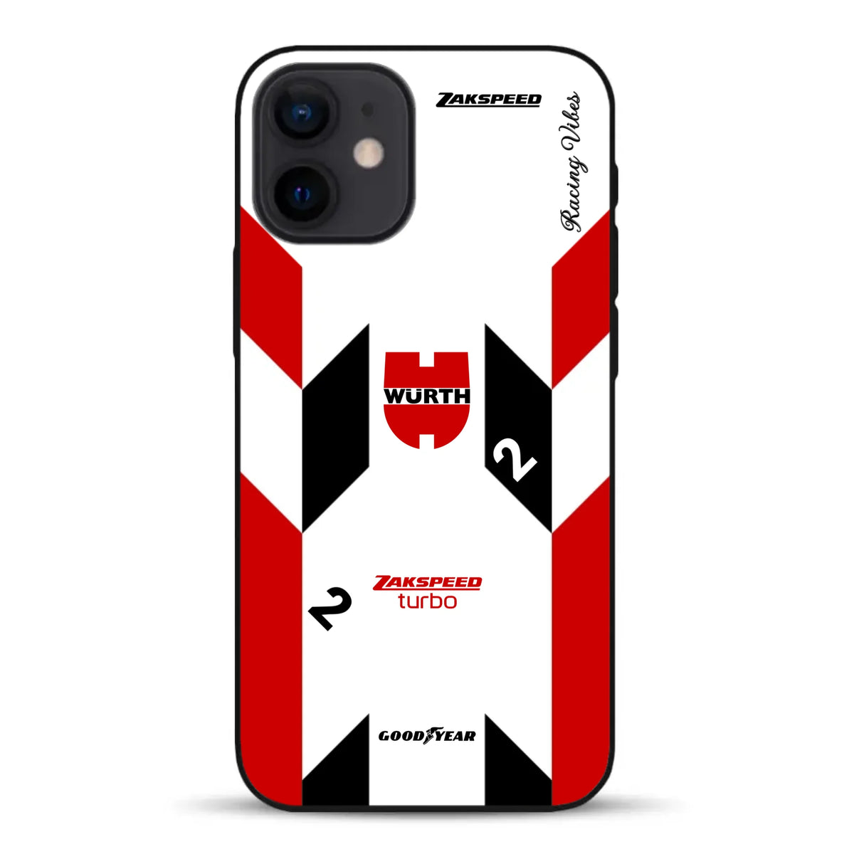 Ford Capri Turbo Gruppe 5 DRM 1980 & 1981 Klaus Ludwig Champion Livery - Custodia per cellulare personalizzata per iPhone