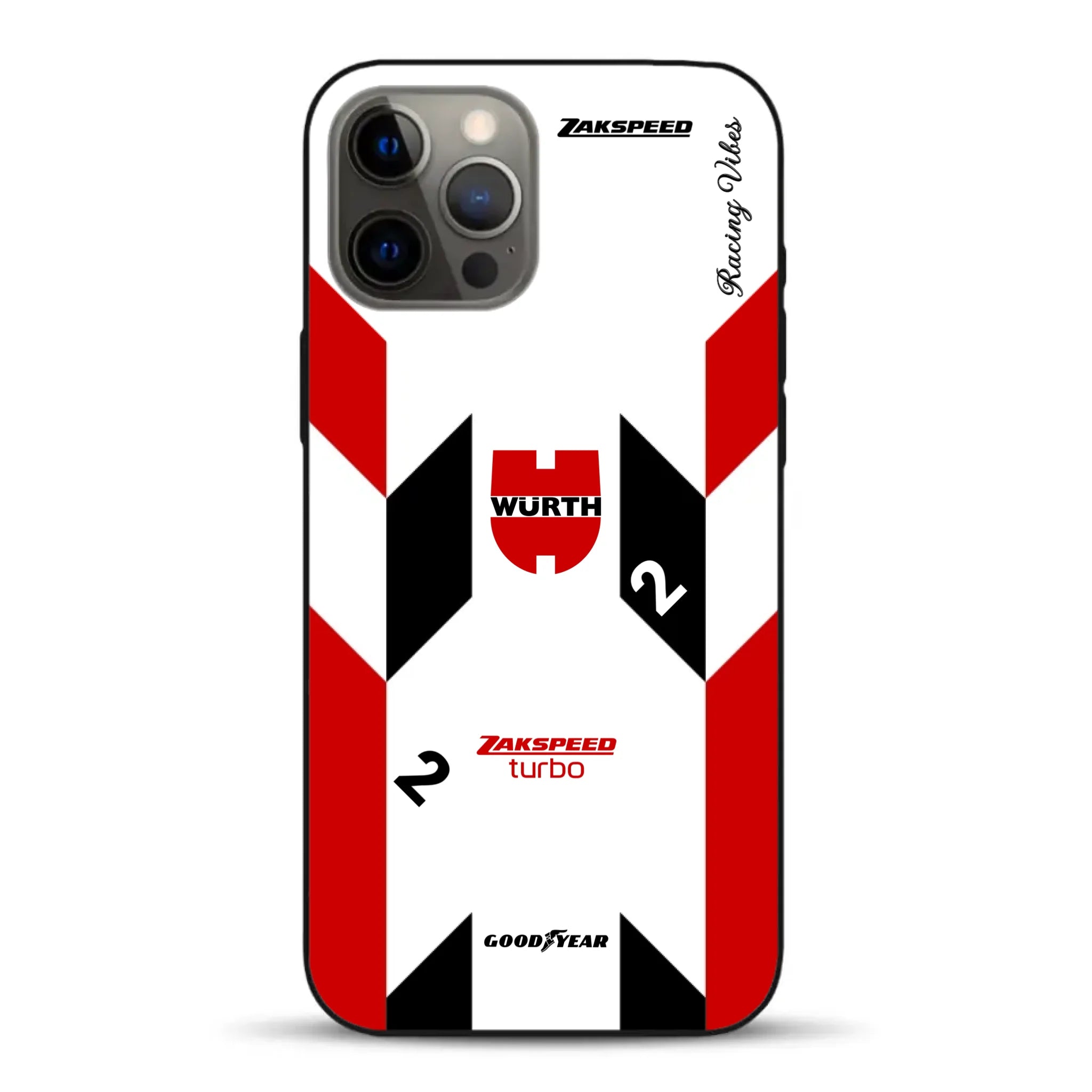 Ford Capri Turbo Gruppe 5 DRM 1980 & 1981 Klaus Ludwig Champion Livery - Custodia per cellulare personalizzata per iPhone