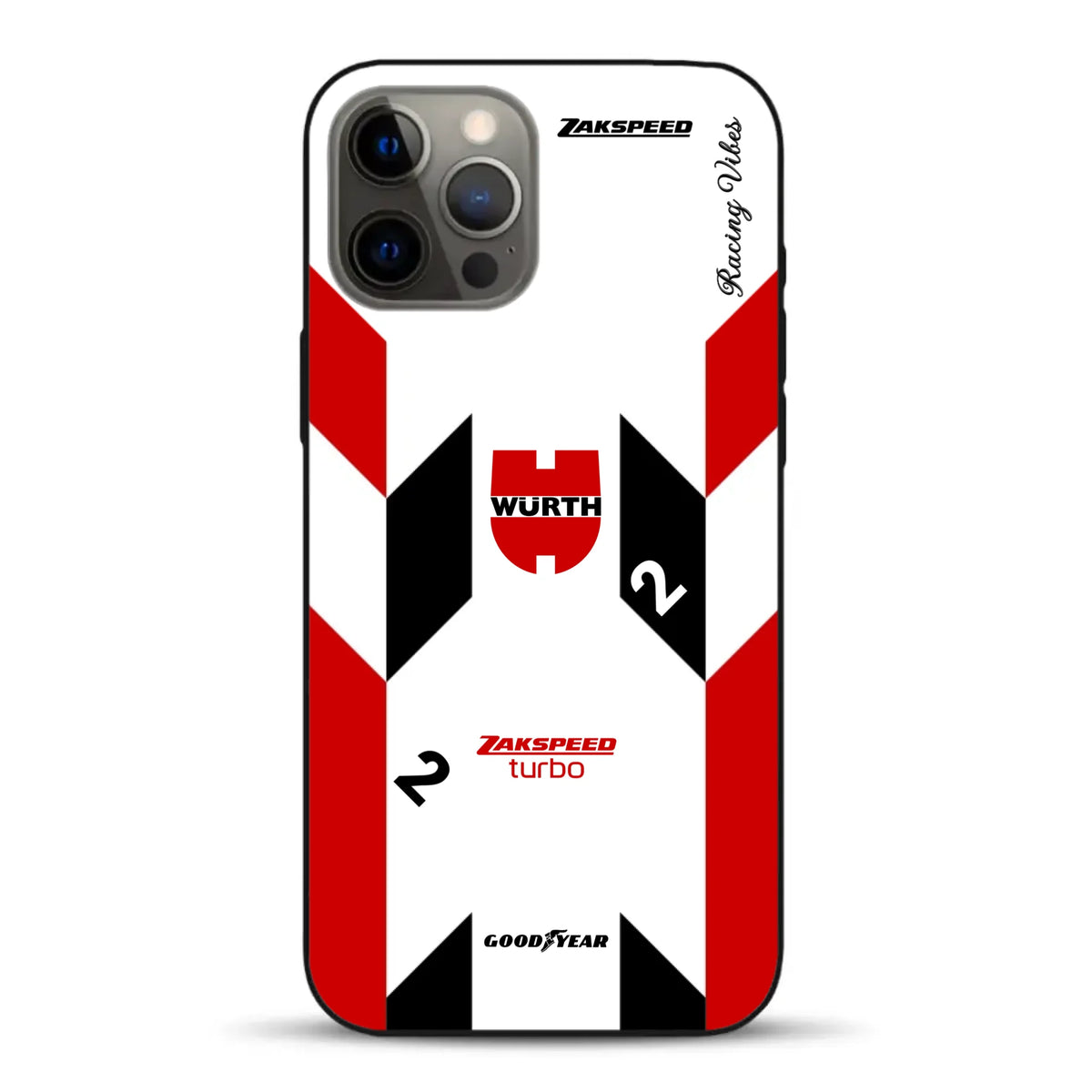 Ford Capri Turbo Gruppe 5 DRM 1980 & 1981 Klaus Ludwig Champion Livery - Custodia per cellulare personalizzata per iPhone