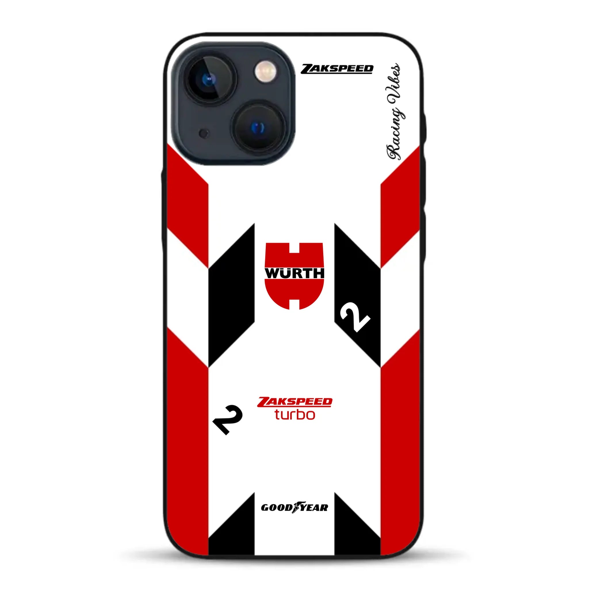 Ford Capri Turbo Gruppe 5 DRM 1980 & 1981 Klaus Ludwig Champion Livery - Custodia per cellulare personalizzata per iPhone