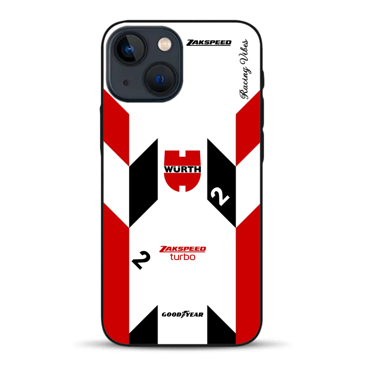 Ford Capri Turbo Gruppe 5 DRM 1980 & 1981 Klaus Ludwig Champion Livery - Custodia per cellulare personalizzata per iPhone