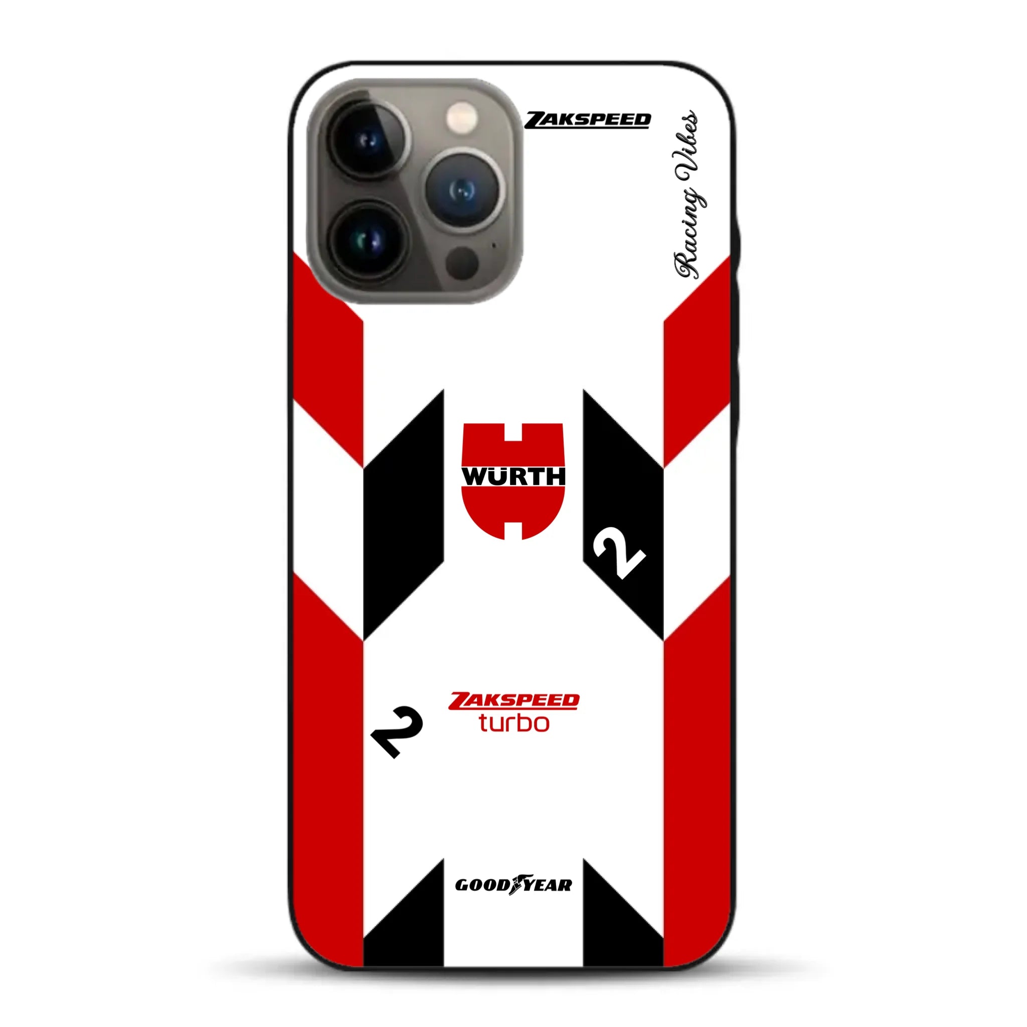 Ford Capri Turbo Gruppe 5 DRM 1980 & 1981 Klaus Ludwig Champion Livery - Custodia per cellulare personalizzata per iPhone