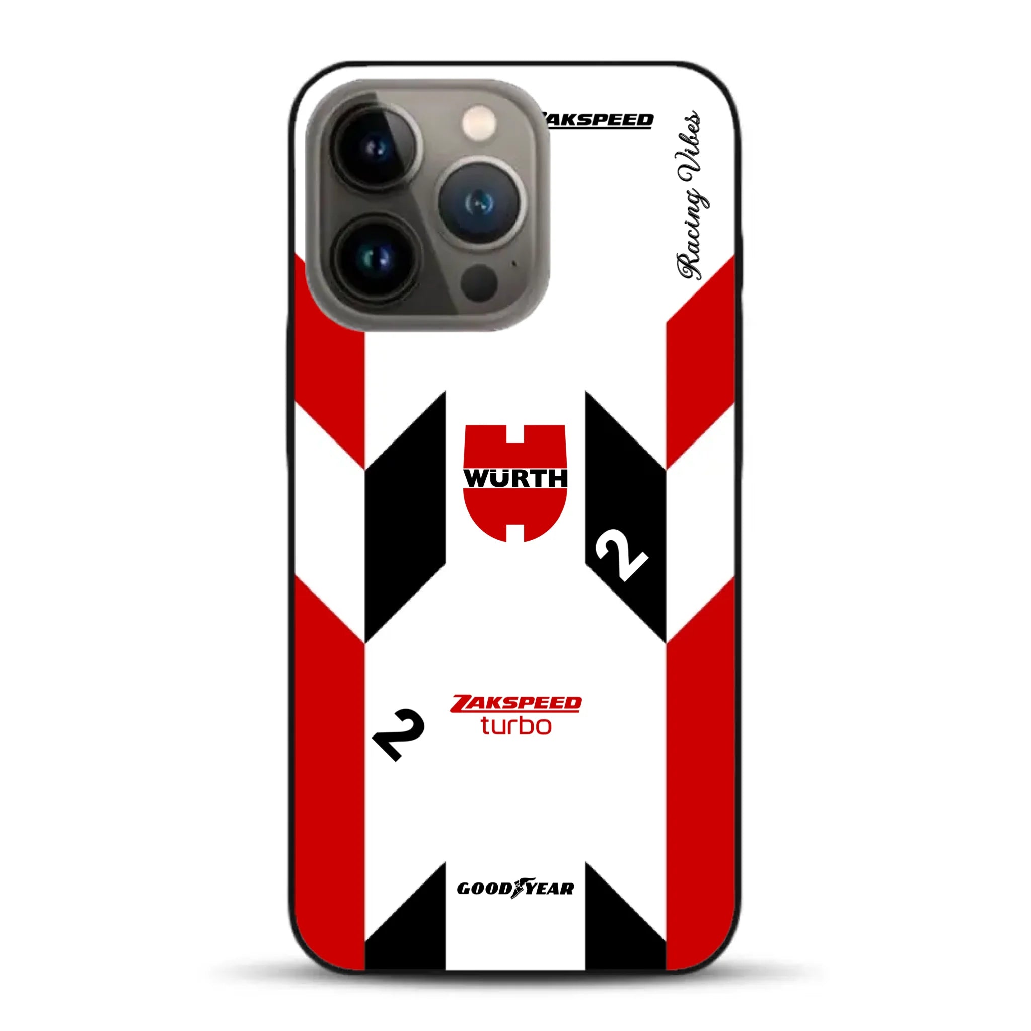 Ford Capri Turbo Gruppe 5 DRM 1980 & 1981 Klaus Ludwig Champion Livery - Custodia per cellulare personalizzata per iPhone