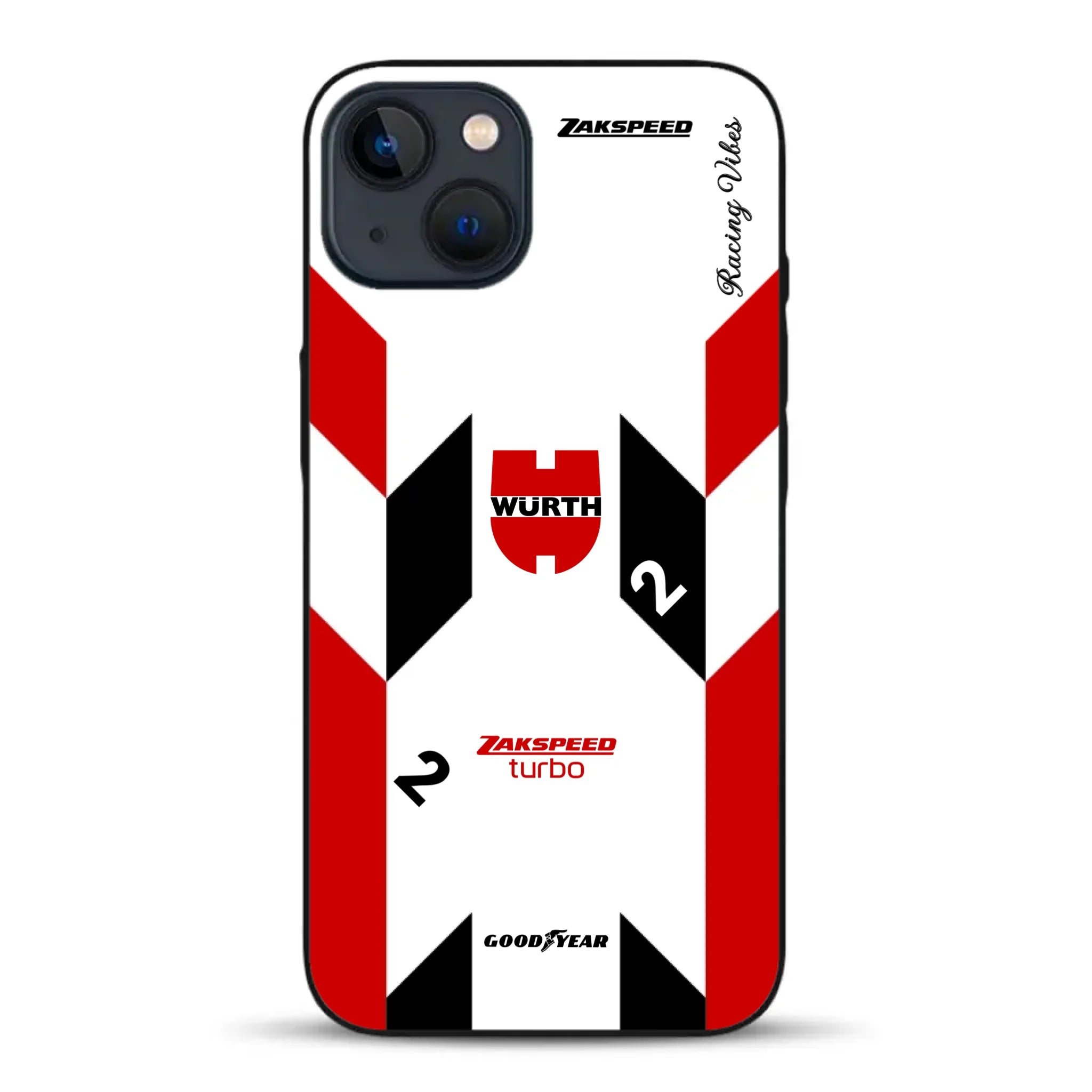 Ford Capri Turbo Gruppe 5 DRM 1980 & 1981 Klaus Ludwig Champion Livery - Custodia per cellulare personalizzata per iPhone