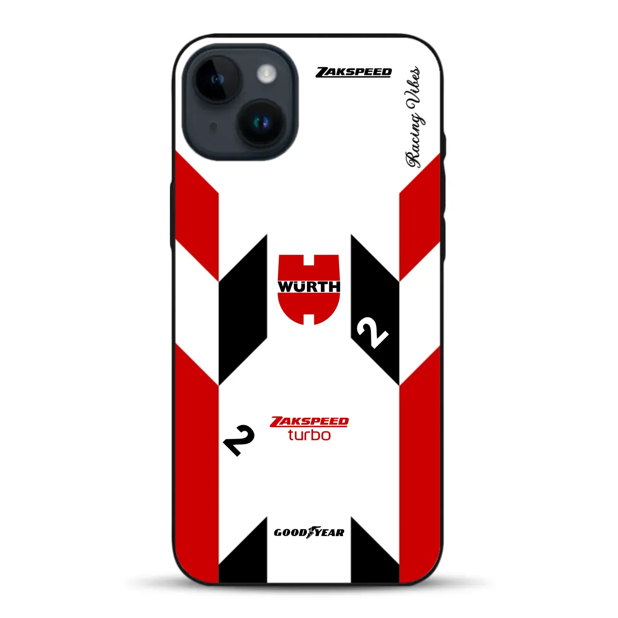 Ford Capri Turbo Gruppe 5 DRM 1980 & 1981 Klaus Ludwig Champion Livery - Custodia per cellulare personalizzata per iPhone