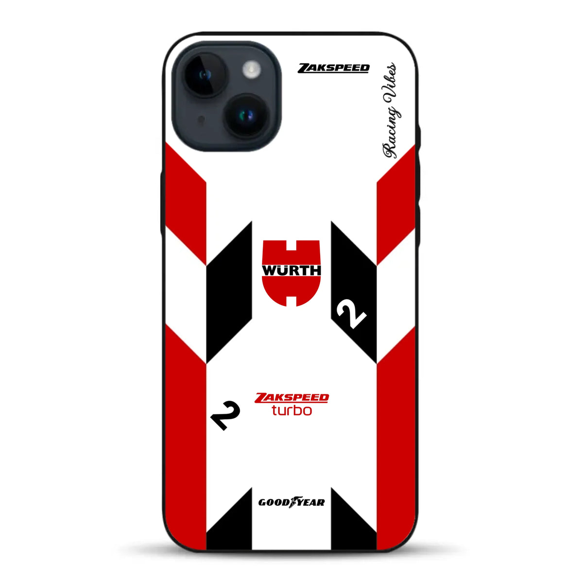 Ford Capri Turbo Gruppe 5 DRM 1980 & 1981 Klaus Ludwig Champion Livery - Custodia per cellulare personalizzata per iPhone