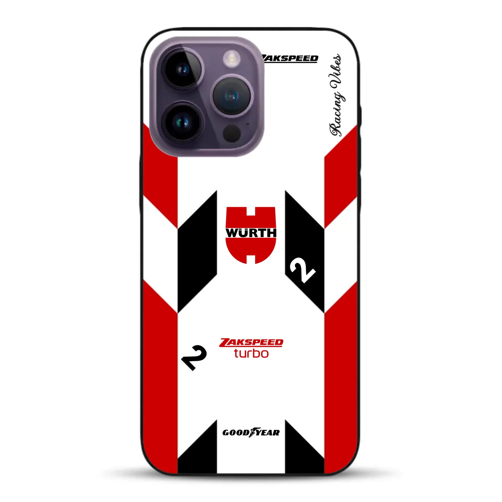 Ford Capri Turbo Gruppe 5 DRM 1980 & 1981 Klaus Ludwig Champion Livery - Custodia per cellulare personalizzata per iPhone