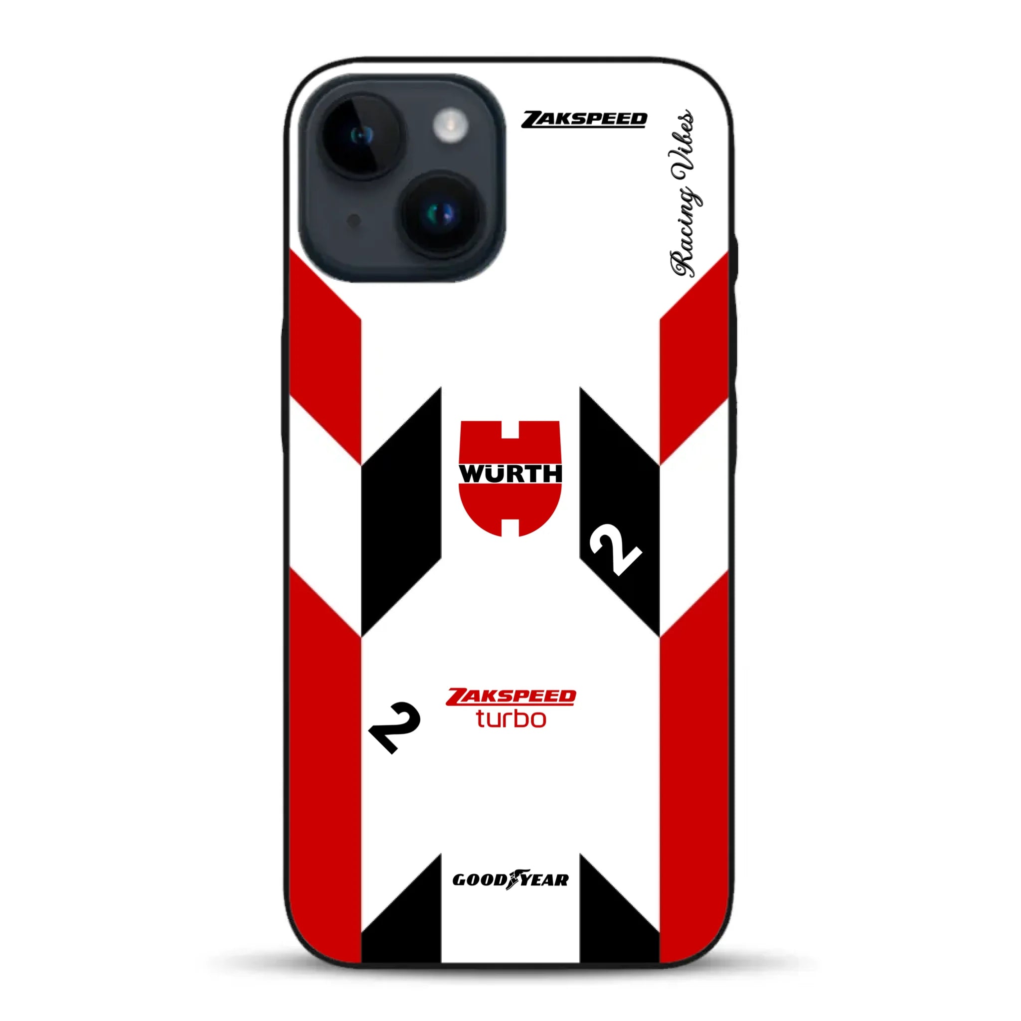 Ford Capri Turbo Gruppe 5 DRM 1980 & 1981 Klaus Ludwig Champion Livery - Custodia per cellulare personalizzata per iPhone