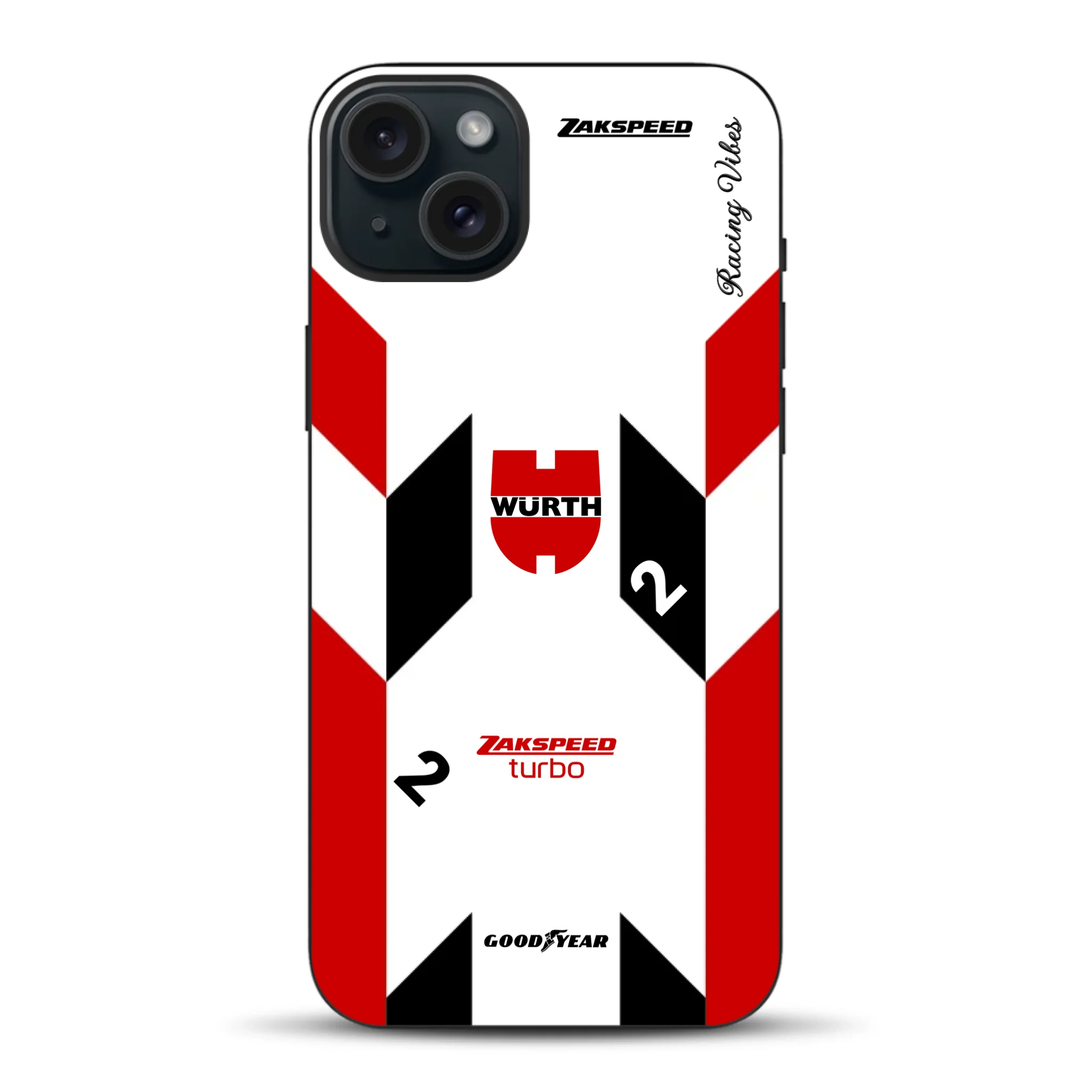 Ford Capri Turbo Gruppe 5 DRM 1980 & 1981 Klaus Ludwig Champion Livery - Custodia per cellulare personalizzata per iPhone