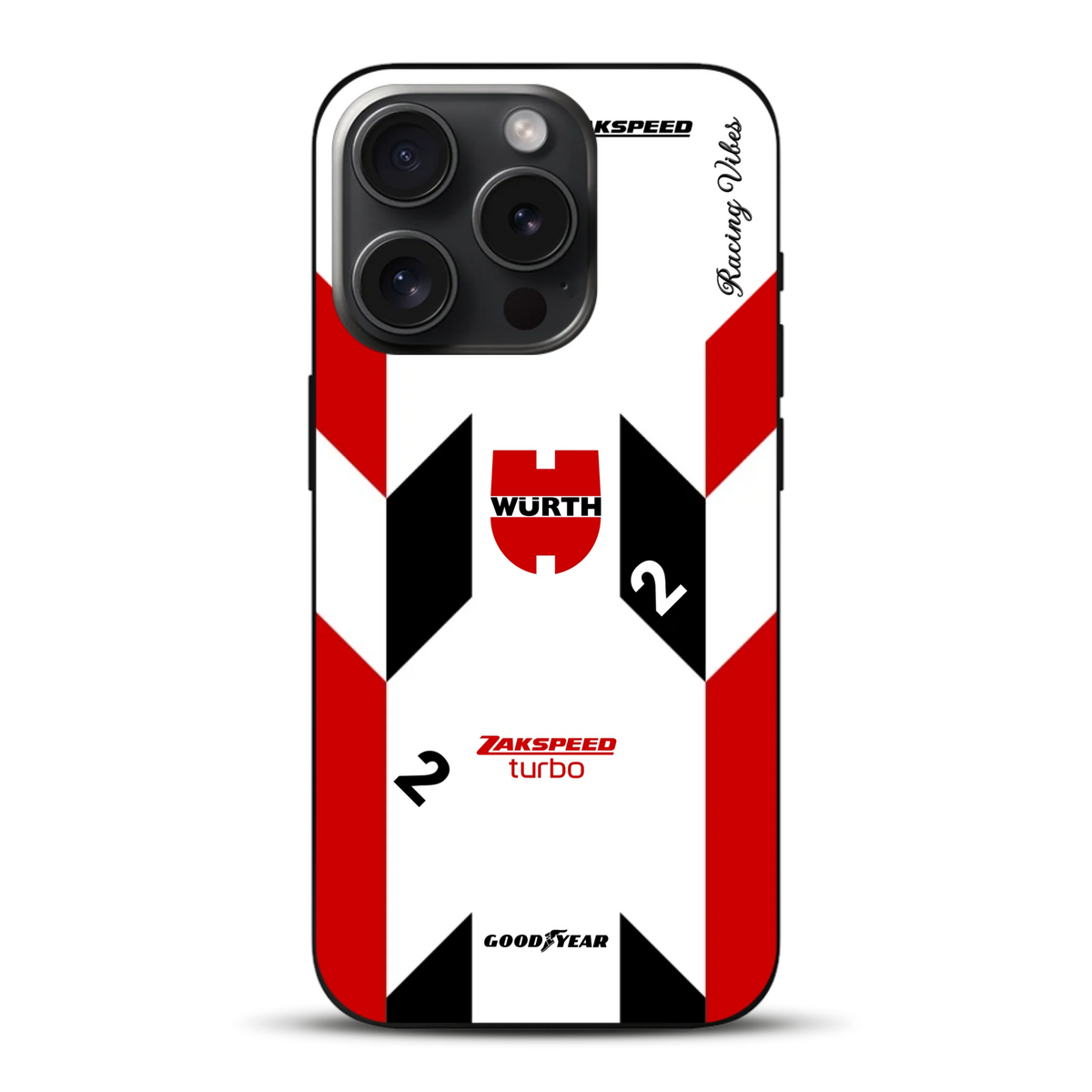 Ford Capri Turbo Gruppe 5 DRM 1980 & 1981 Klaus Ludwig Champion Livery - Custodia per cellulare personalizzata per iPhone