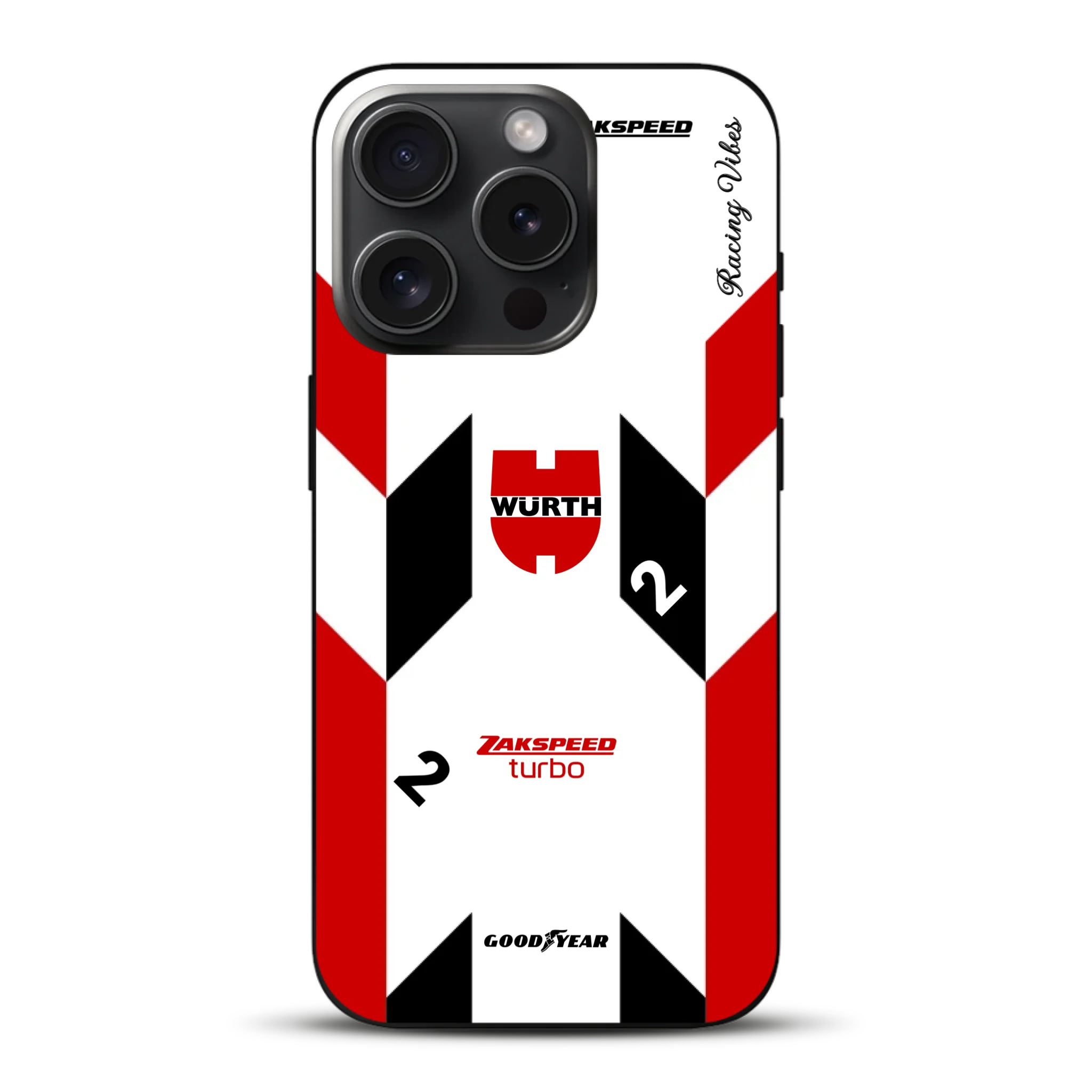 Ford Capri Turbo Gruppe 5 DRM 1980 & 1981 Klaus Ludwig Champion Livery - Custodia per cellulare personalizzata per iPhone