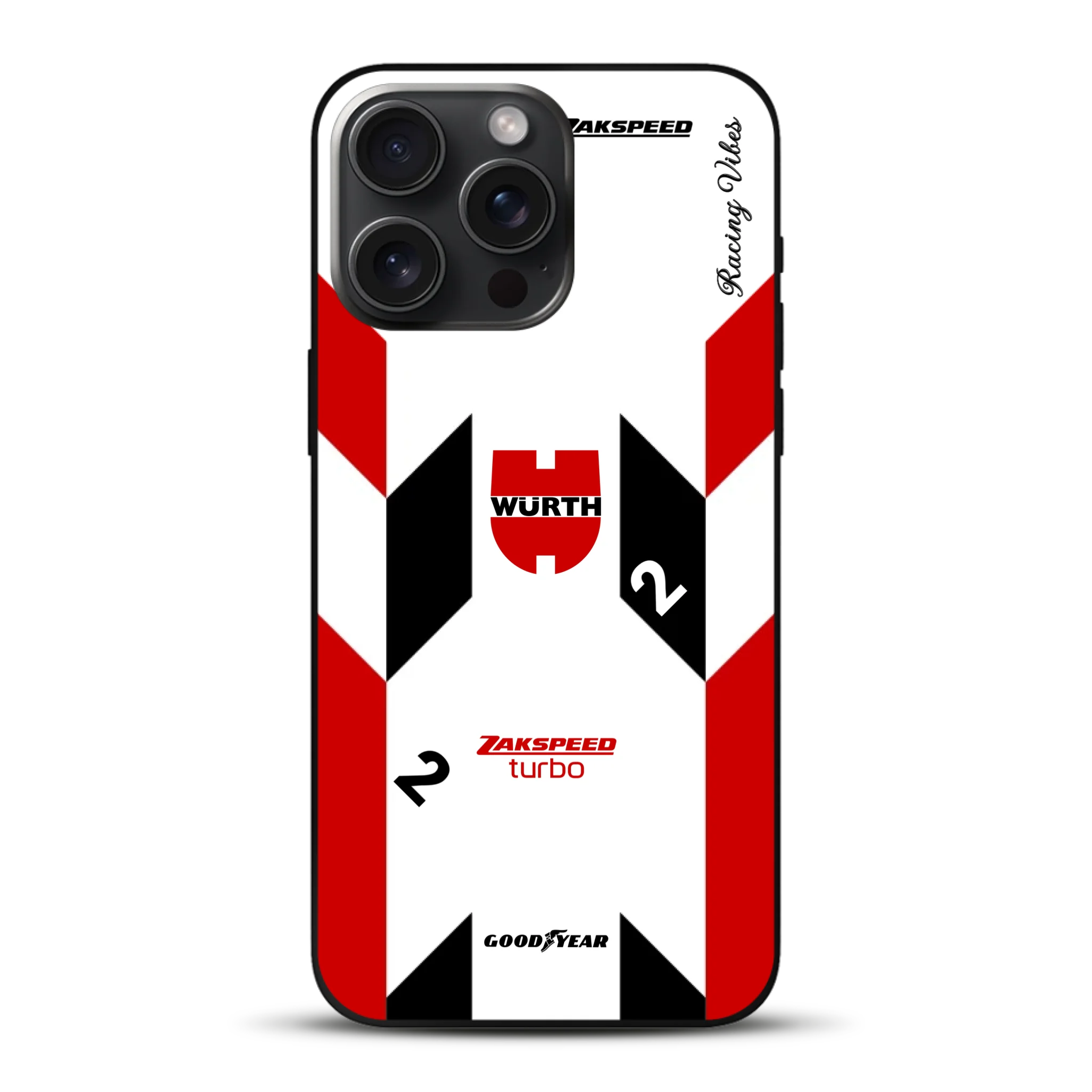 Ford Capri Turbo Gruppe 5 DRM 1980 & 1981 Klaus Ludwig Champion Livery - Custodia per cellulare personalizzata per iPhone