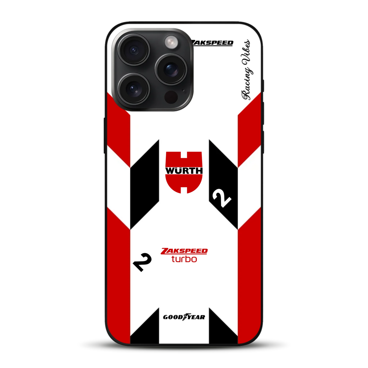 Ford Capri Turbo Gruppe 5 DRM 1980 & 1981 Klaus Ludwig Champion Livery - Custodia per cellulare personalizzata per iPhone