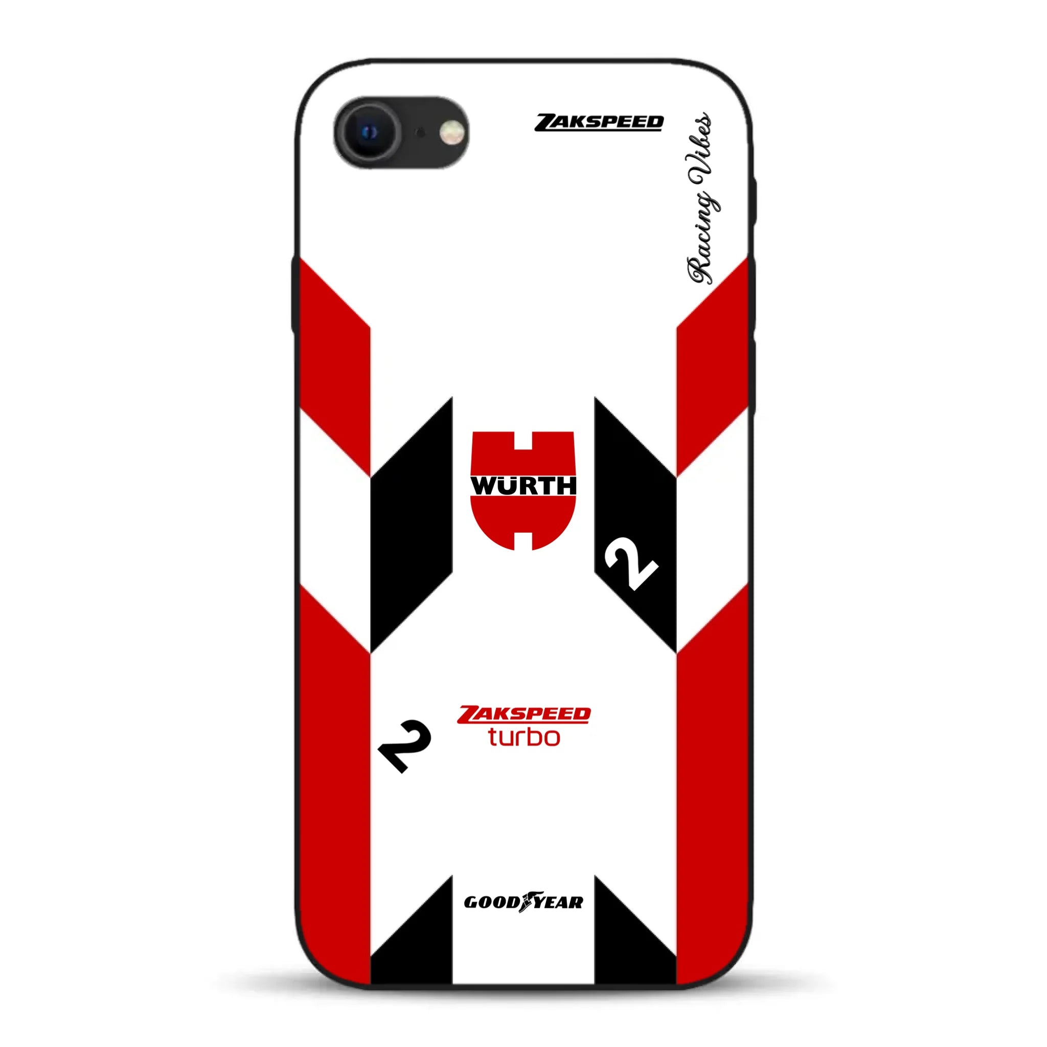 Ford Capri Turbo Gruppe 5 DRM 1980 & 1981 Klaus Ludwig Champion Livery - Custodia per cellulare personalizzata per iPhone