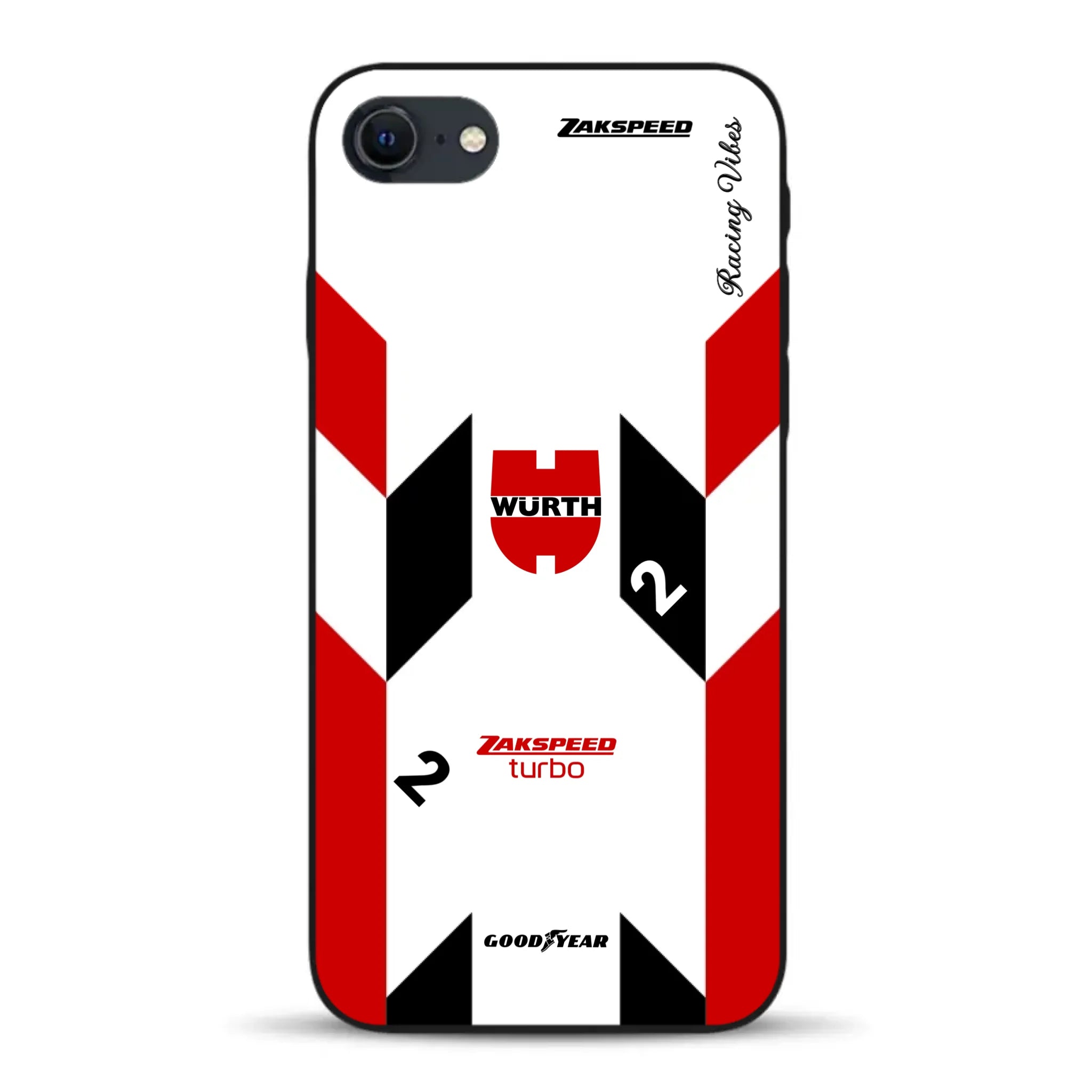 Ford Capri Turbo Gruppe 5 DRM 1980 & 1981 Klaus Ludwig Champion Livery - Custodia per cellulare personalizzata per iPhone