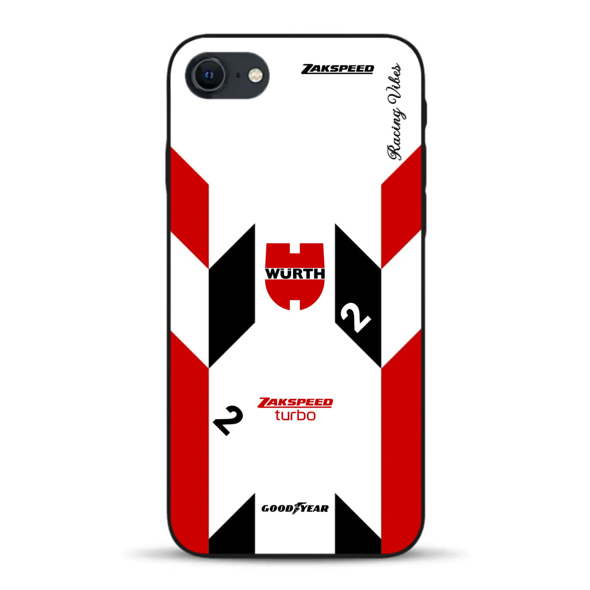 Ford Capri Turbo Gruppe 5 DRM 1980 & 1981 Klaus Ludwig Champion Livery - Custodia per cellulare personalizzata per iPhone