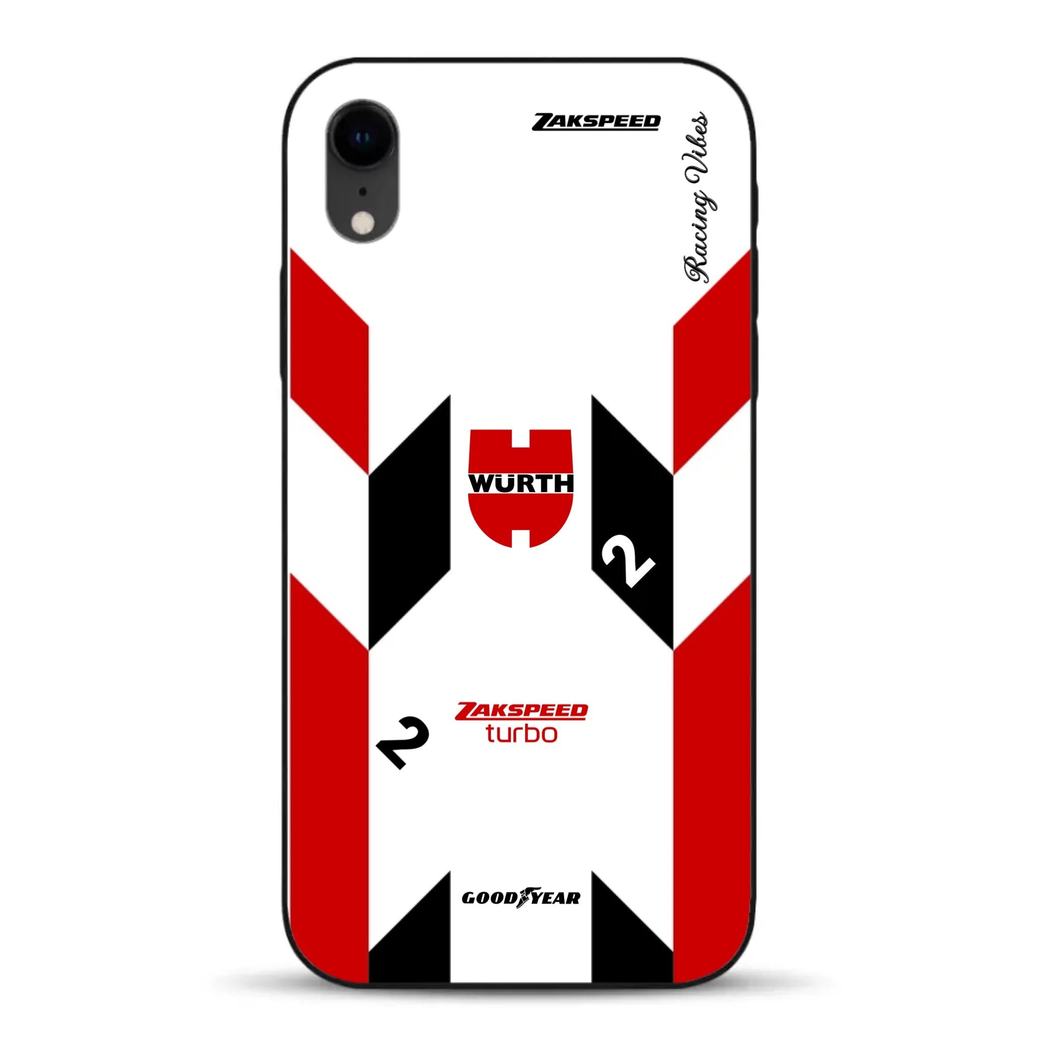 Ford Capri Turbo Gruppe 5 DRM 1980 & 1981 Klaus Ludwig Champion Livery - Custodia per cellulare personalizzata per iPhone