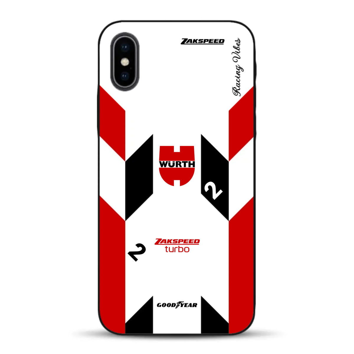 Ford Capri Turbo Gruppe 5 DRM 1980 & 1981 Klaus Ludwig Champion Livery - Custodia per cellulare personalizzata per iPhone