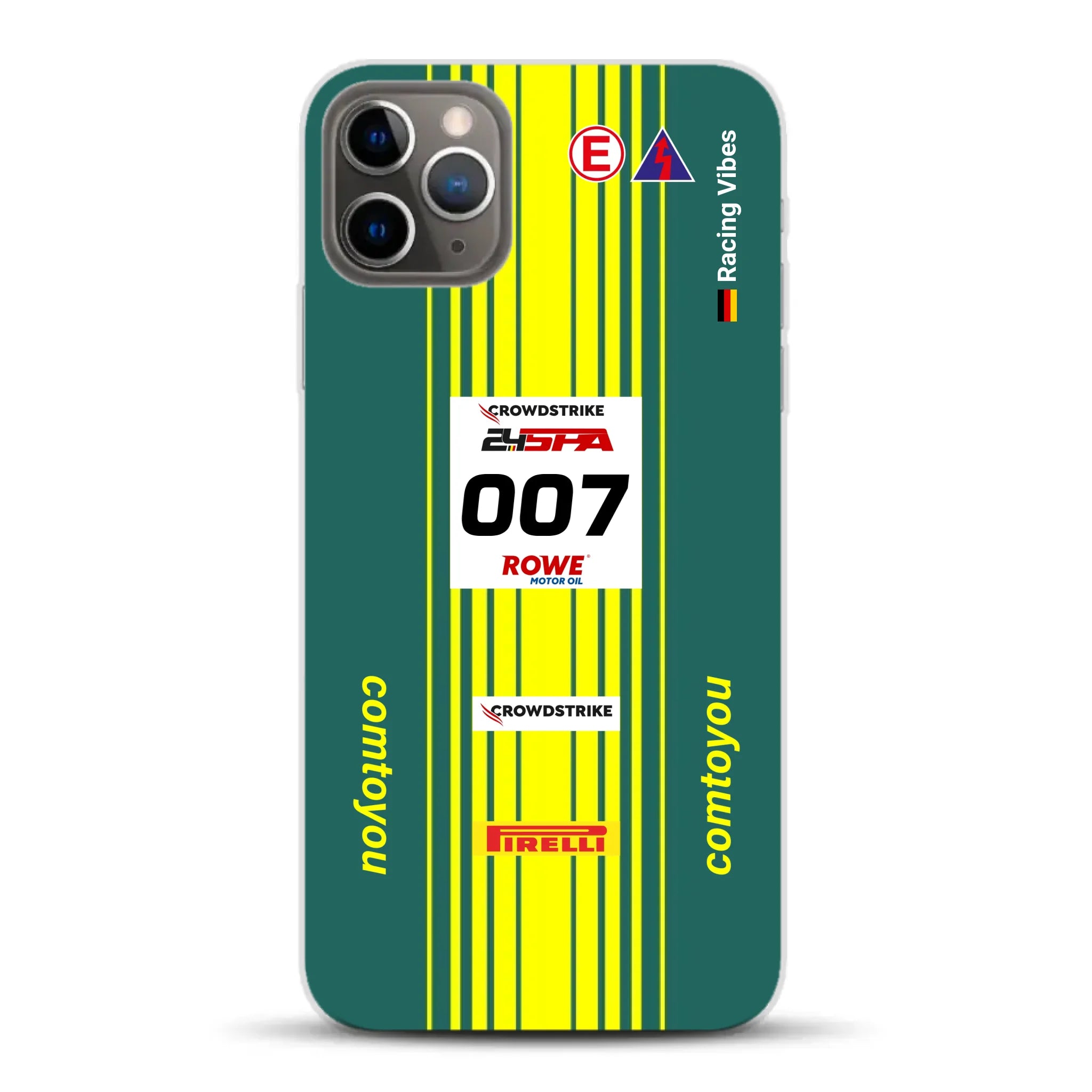 Vantage AMR GT3 Evo #007 Livery - Custodia per cellulare personalizzata per iPhone