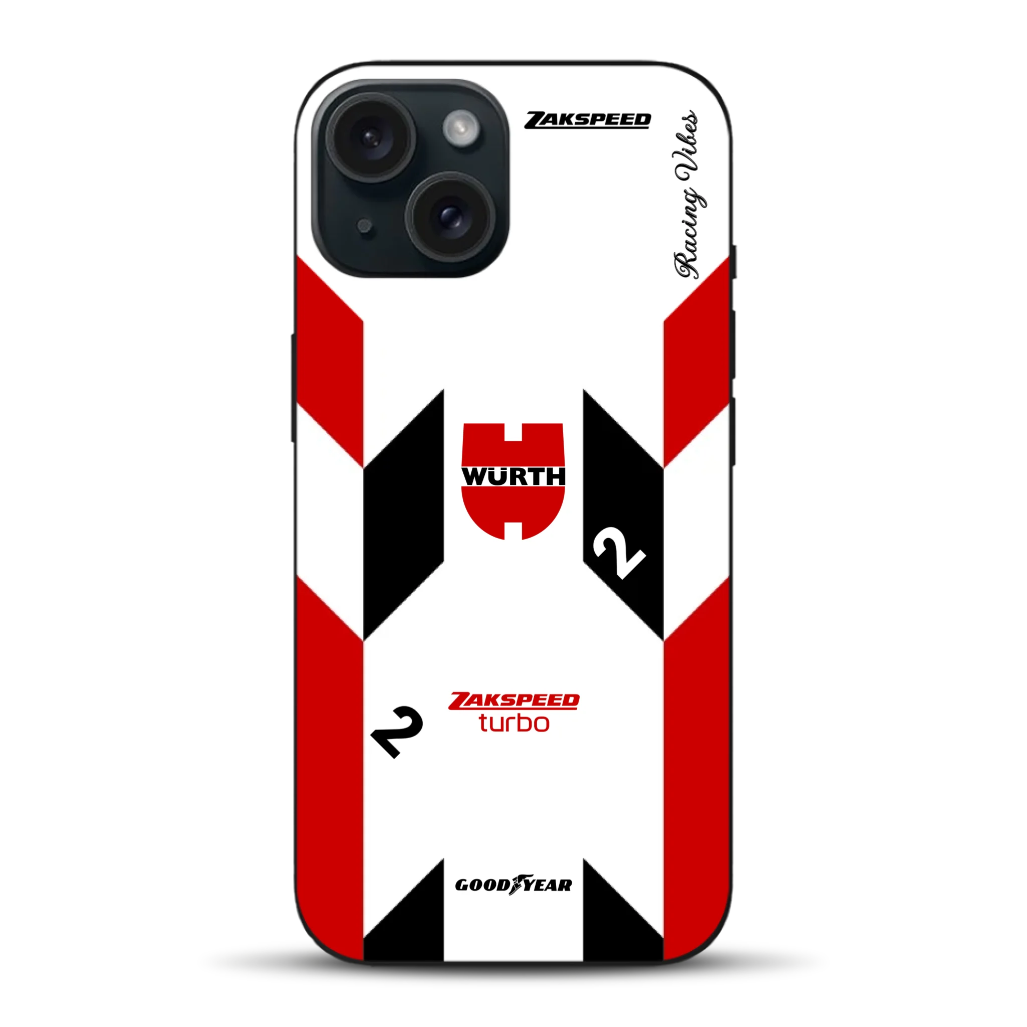 Ford Capri Turbo Gruppe 5 DRM 1980 & 1981 Klaus Ludwig Champion Livery - Custodia per cellulare personalizzata per iPhone