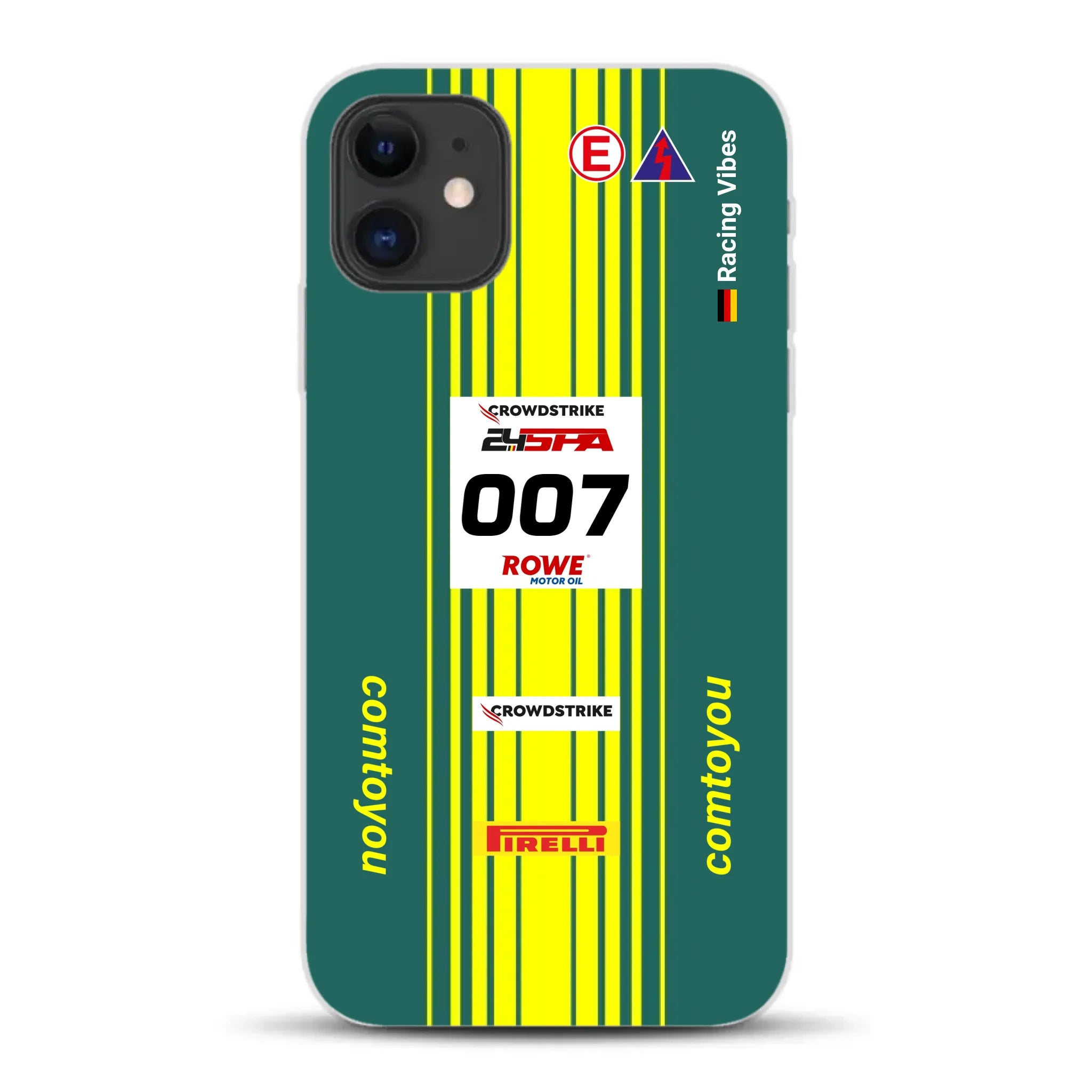 Vantage AMR GT3 Evo #007 Livery - Custodia per cellulare personalizzata per iPhone