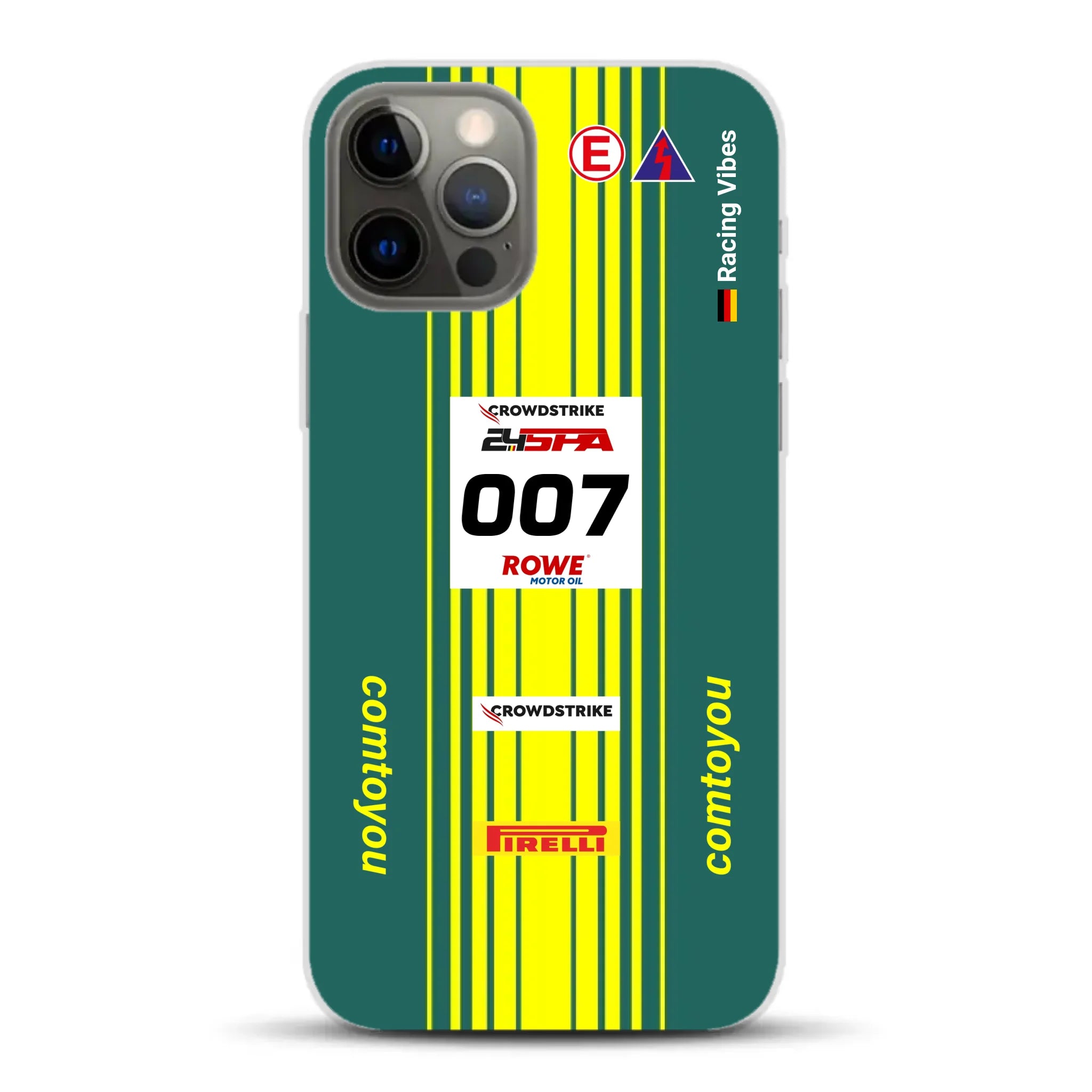 Vantage AMR GT3 Evo #007 Livery - Individuelle Handyhülle für iPhone