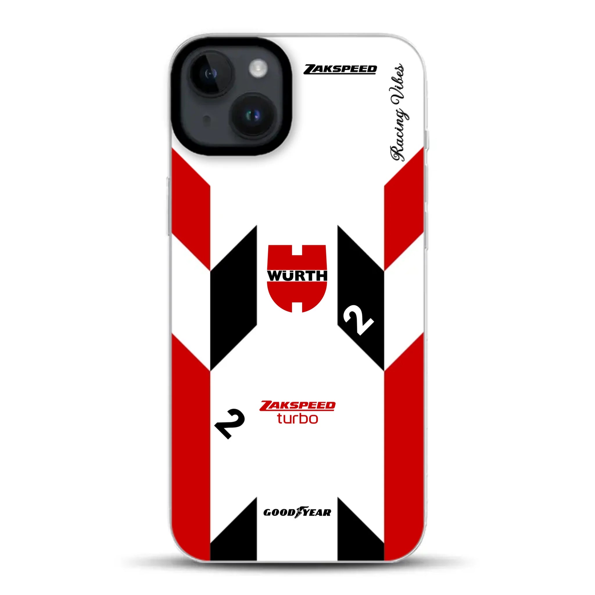 Ford Capri Turbo Gruppe 5 DRM 1980 & 1981 Klaus Ludwig Champion Livery - Custodia per cellulare personalizzata per iPhone