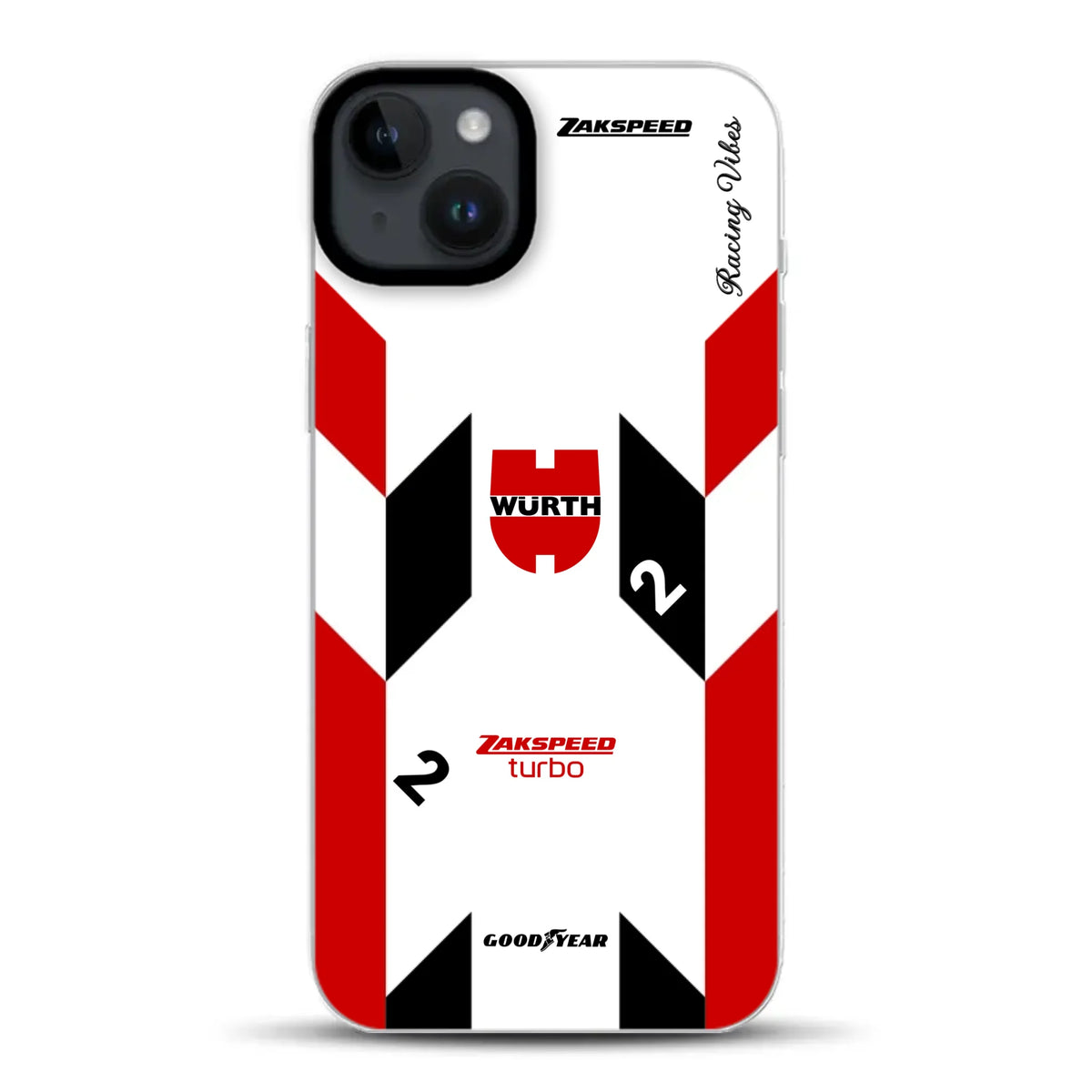 Ford Capri Turbo Gruppe 5 DRM 1980 & 1981 Klaus Ludwig Champion Livery - Custodia per cellulare personalizzata per iPhone
