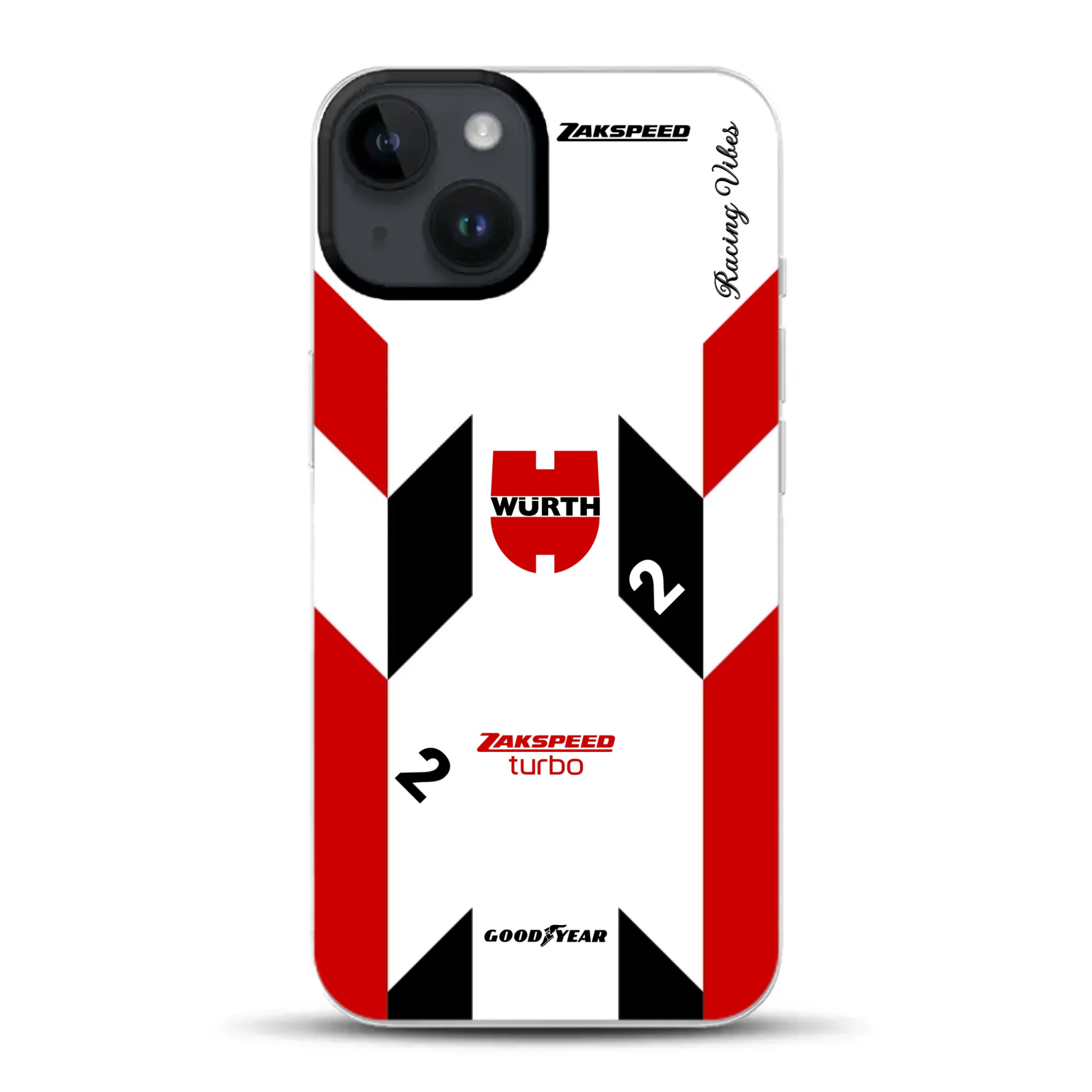 Ford Capri Turbo Gruppe 5 DRM 1980 & 1981 Klaus Ludwig Champion Livery - Custodia per cellulare personalizzata per iPhone