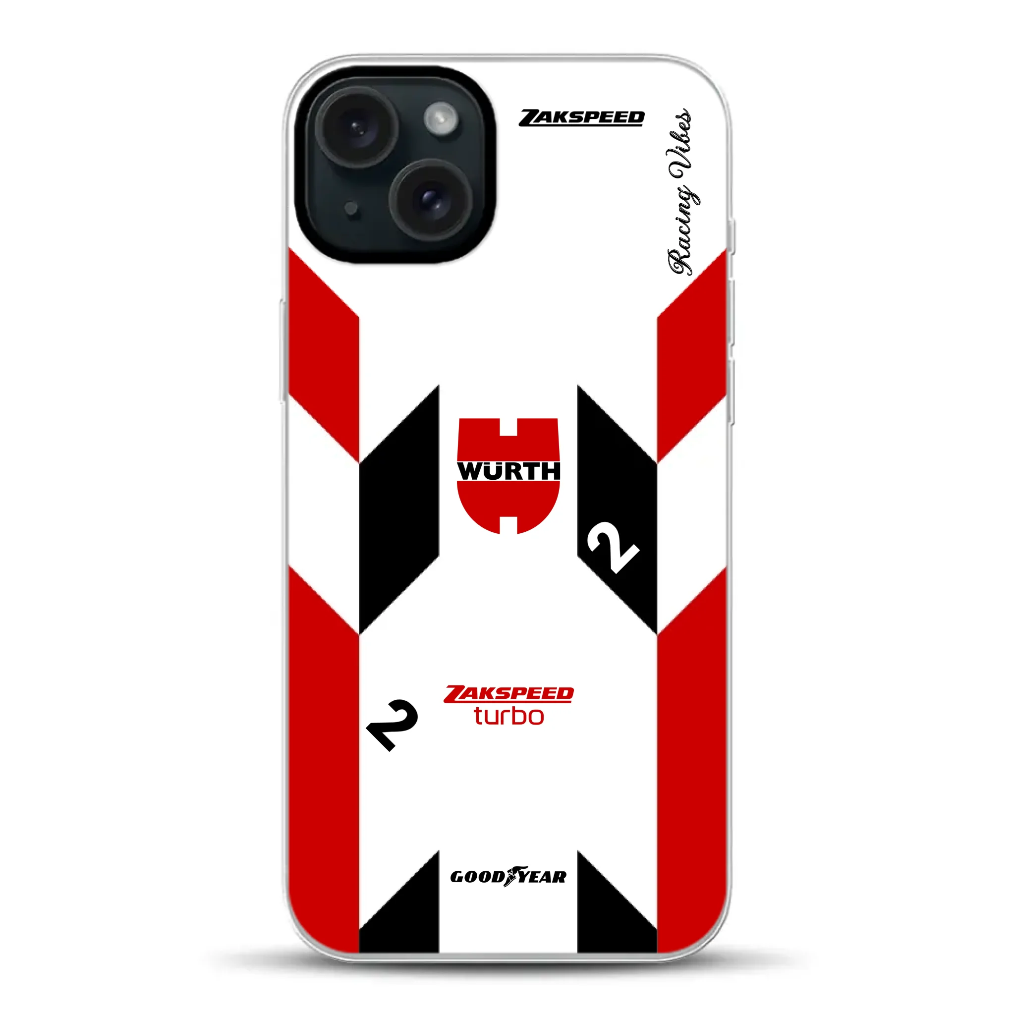 Ford Capri Turbo Gruppe 5 DRM 1980 & 1981 Klaus Ludwig Champion Livery - Custodia per cellulare personalizzata per iPhone