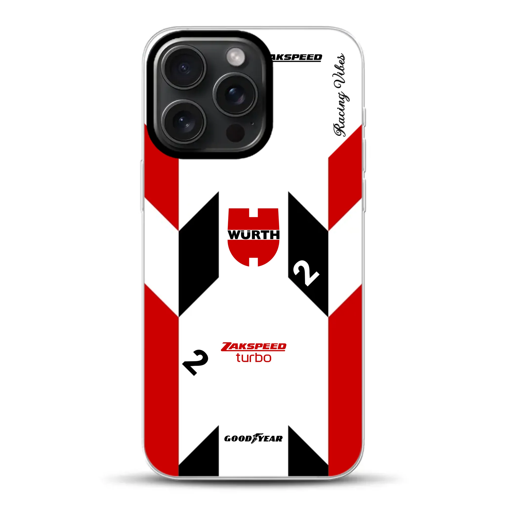 Ford Capri Turbo Gruppe 5 DRM 1980 & 1981 Klaus Ludwig Champion Livery - Custodia per cellulare personalizzata per iPhone
