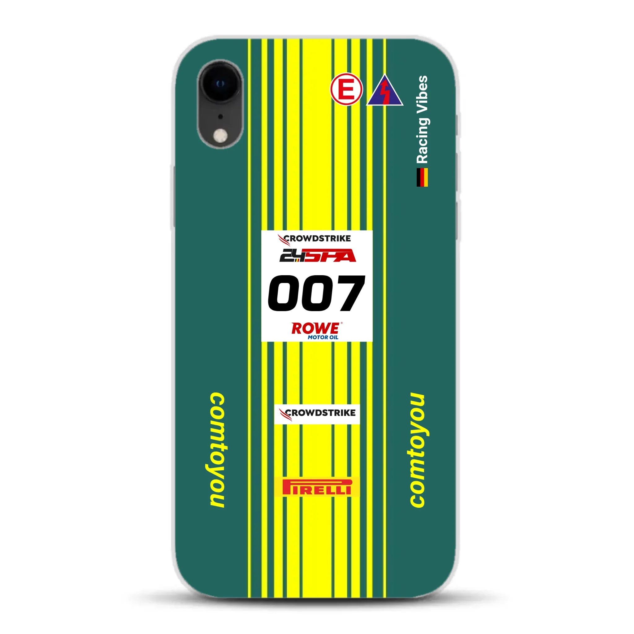 Vantage AMR GT3 Evo #007 Livery - Housse de téléphone portable personnalisée pour iPhone