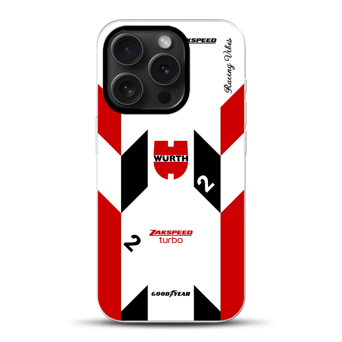 Ford Capri Turbo Gruppe 5 DRM 1980 & 1981 Klaus Ludwig Champion Livery - Custodia per cellulare personalizzata per iPhone