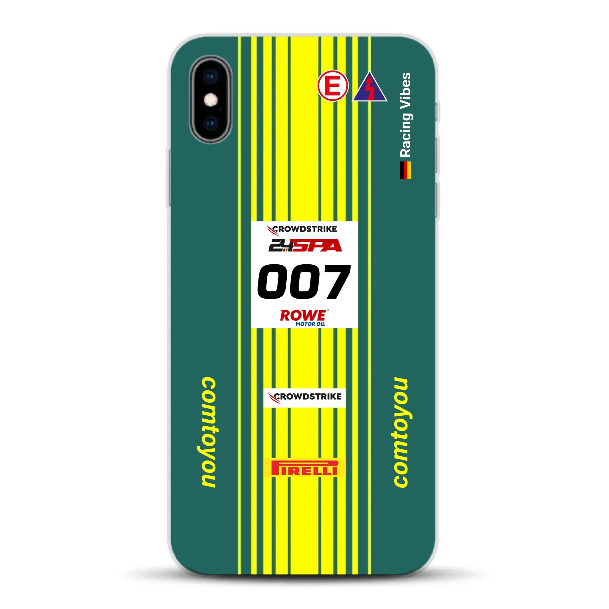 Vantage AMR GT3 Evo #007 Livery - Individuelle Handyhülle für iPhone