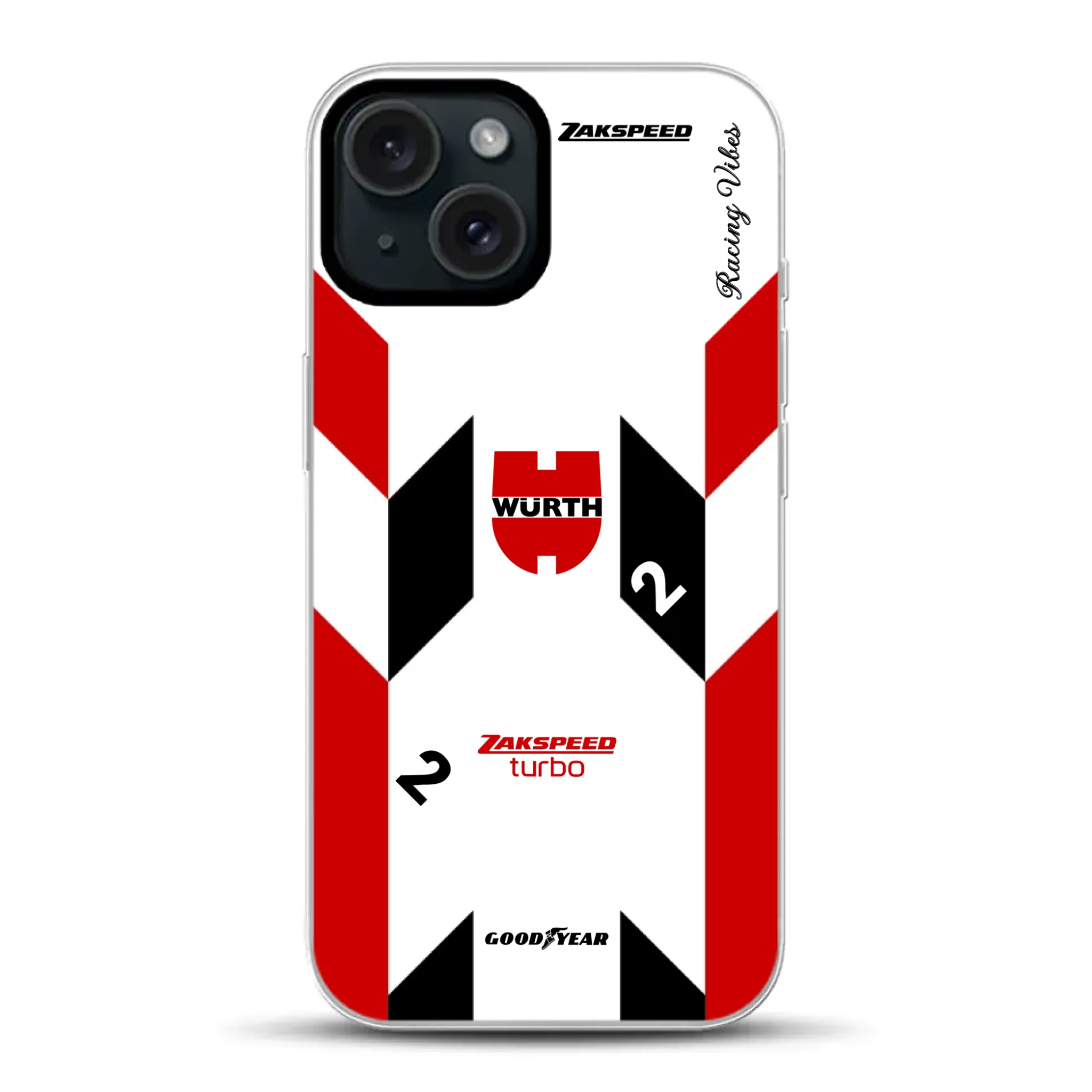 Ford Capri Turbo Gruppe 5 DRM 1980 & 1981 Klaus Ludwig Champion Livery - Custodia per cellulare personalizzata per iPhone