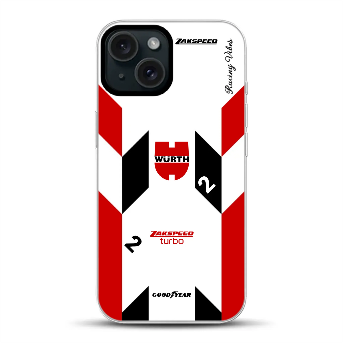 Ford Capri Turbo Gruppe 5 DRM 1980 & 1981 Klaus Ludwig Champion Livery - Custodia per cellulare personalizzata per iPhone