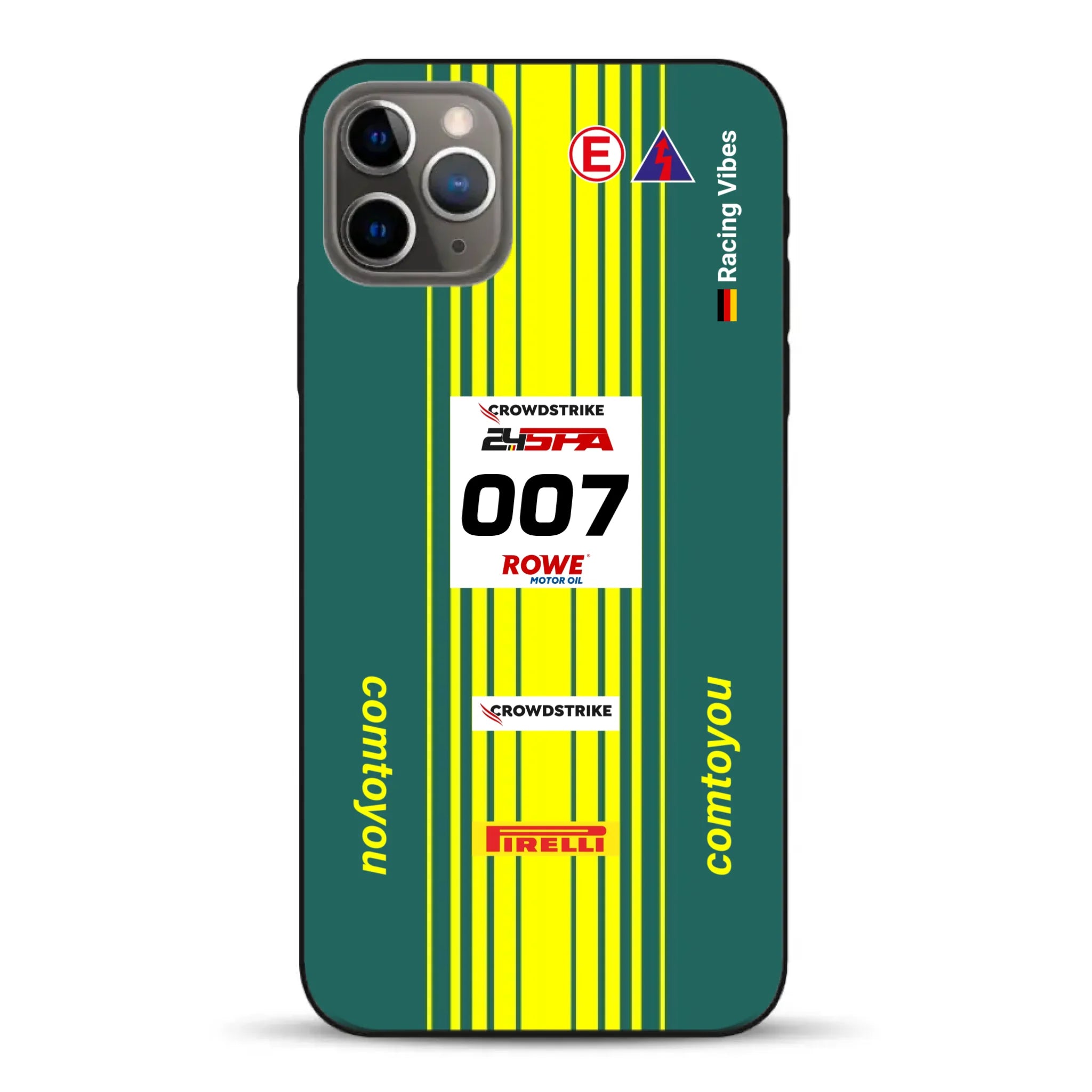 Vantage AMR GT3 Evo #007 Livery - Housse de téléphone portable personnalisée pour iPhone
