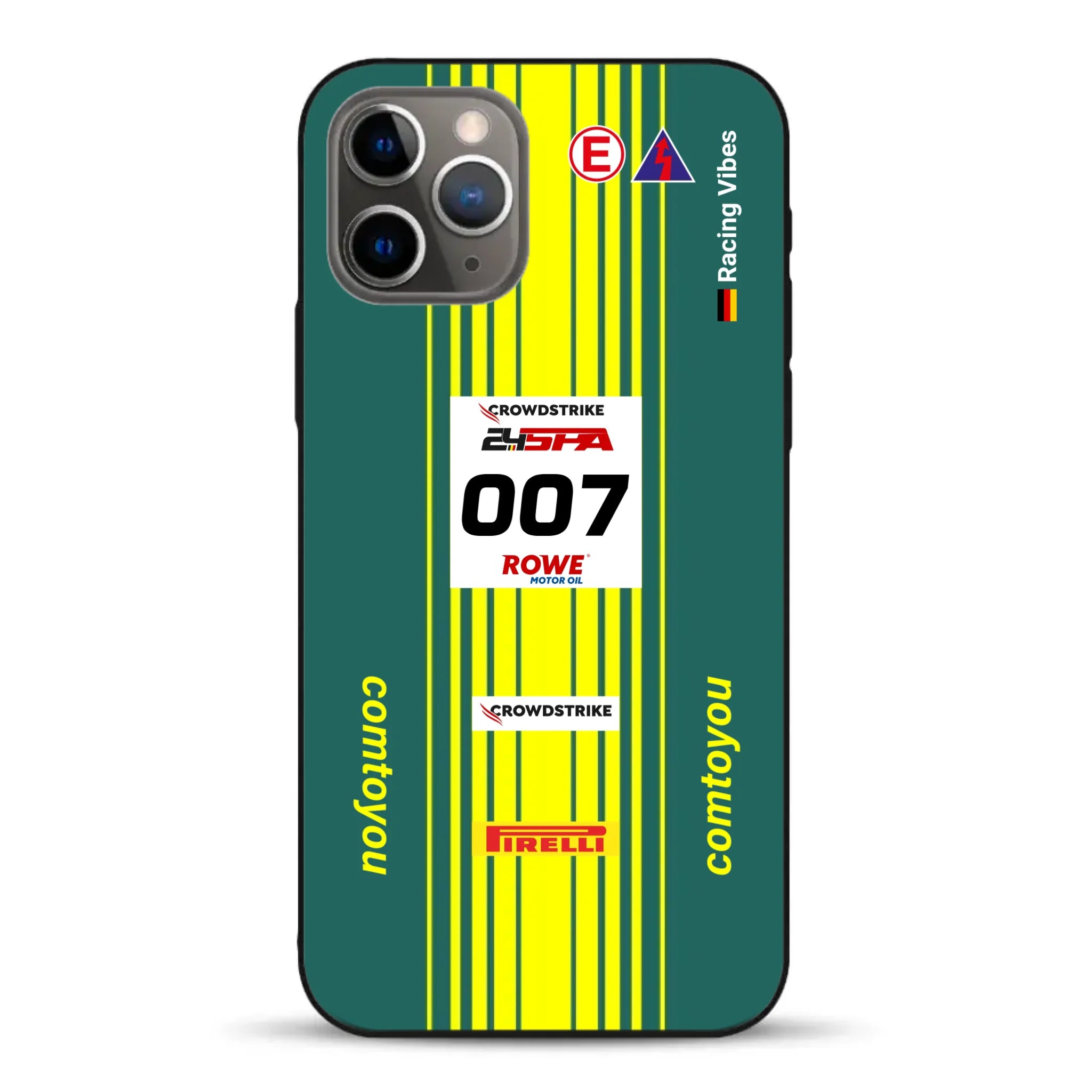 Vantage AMR GT3 Evo #007 Livery - Housse de téléphone portable personnalisée pour iPhone