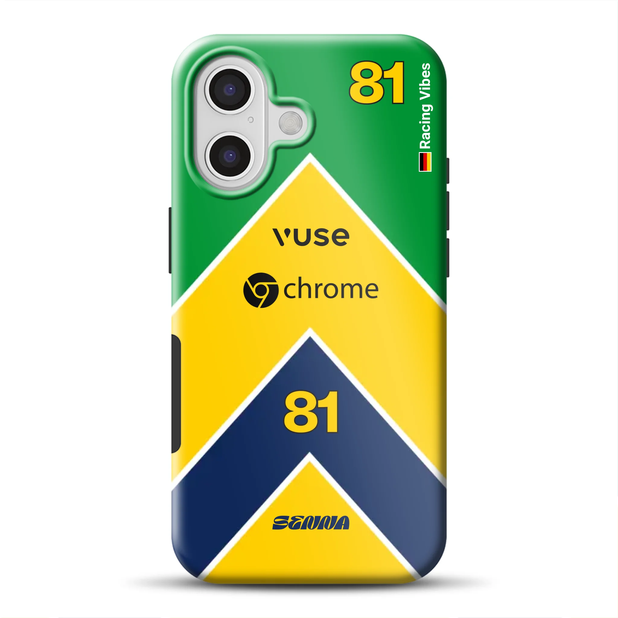 McL F1 Senna Monaco 2024 Livery – Custodia premium personalizzata per iPhone