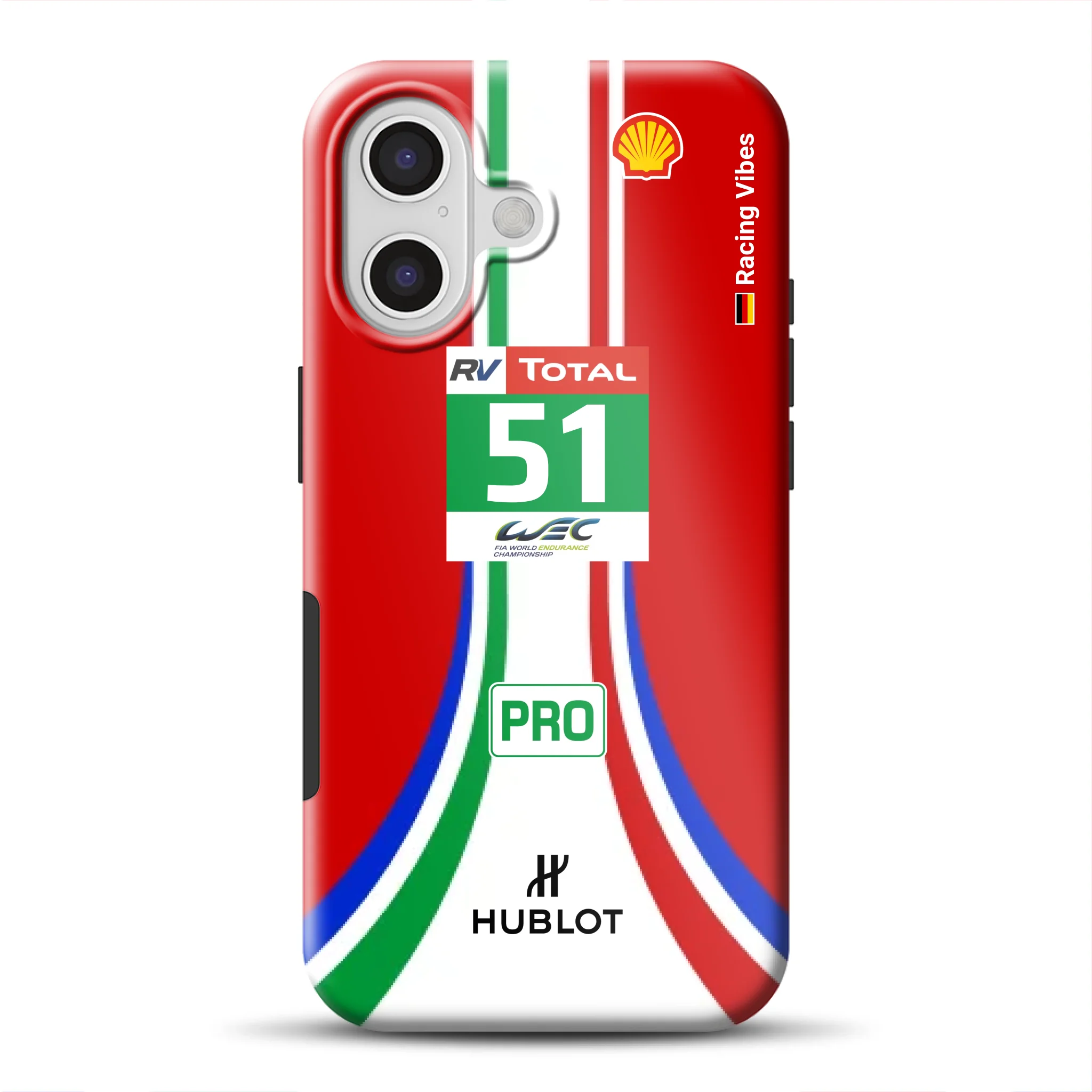 488 GTE LM Livery - Custodia premium personalizzata per iPhone