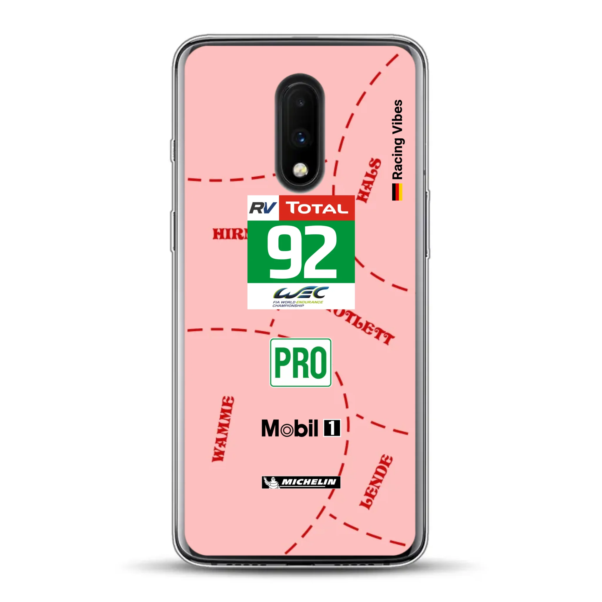 Pink Pig Porsche RSR Livery - Custom phone case