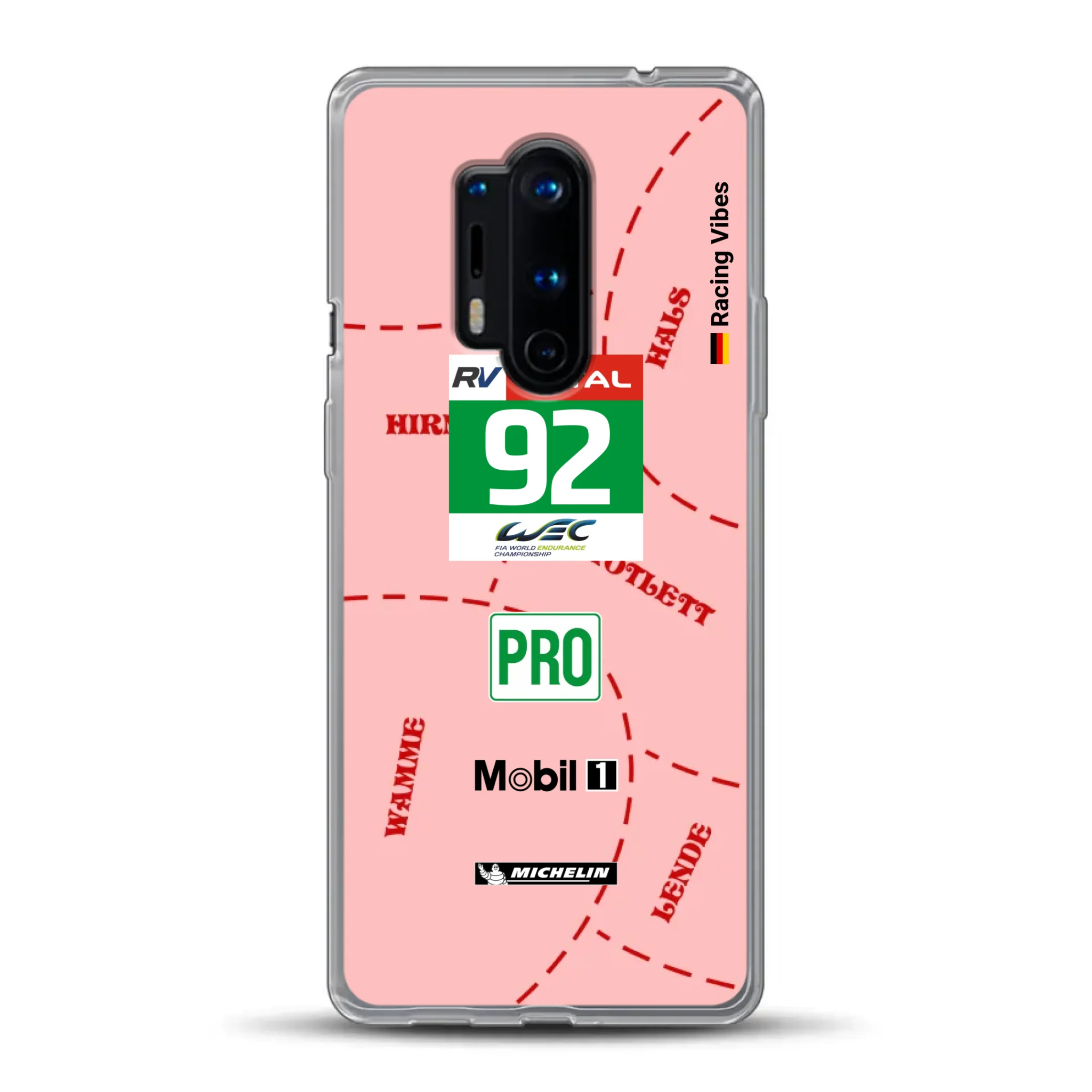 Pink Pig Porsche RSR Livery - Custom phone case