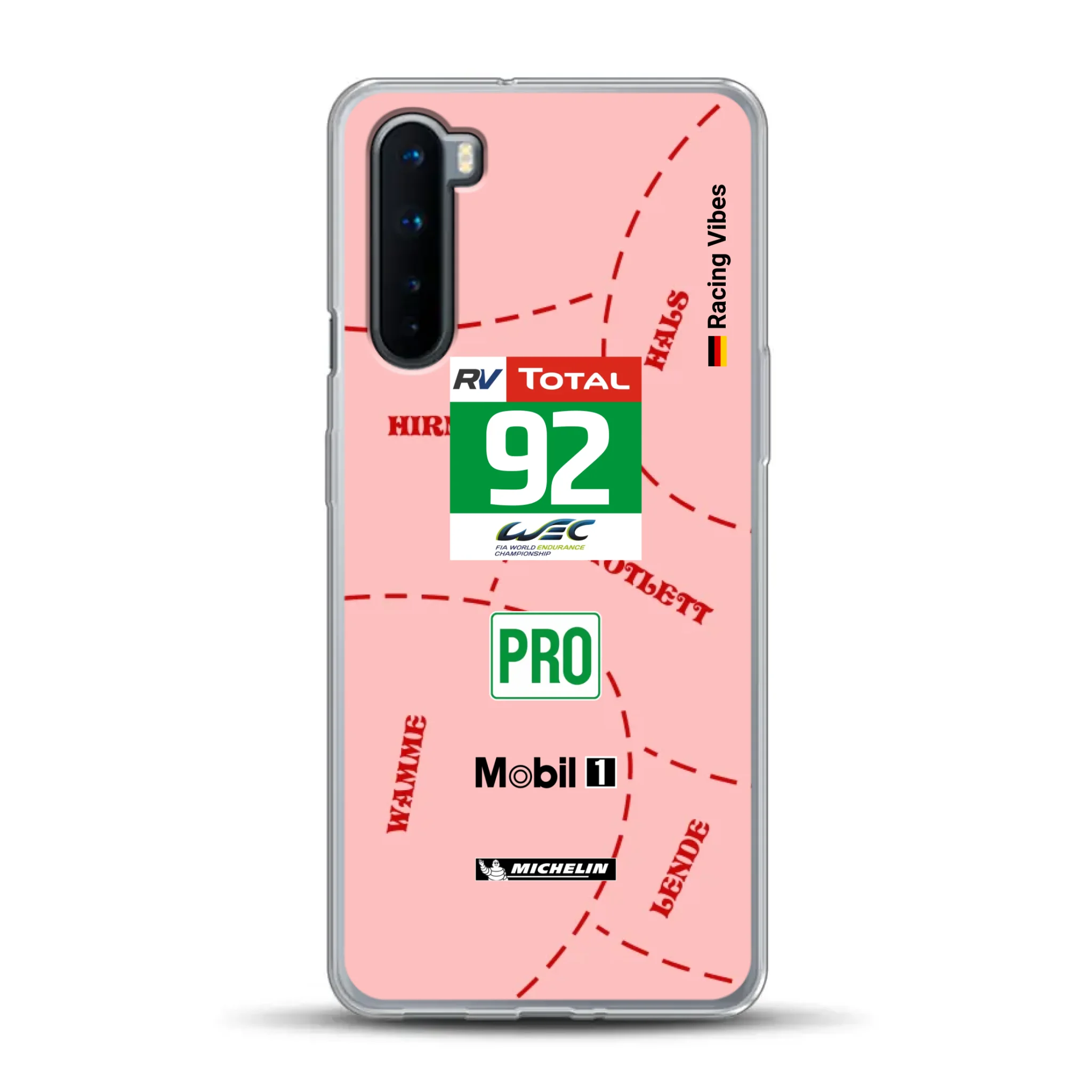 Pink Pig Porsche RSR Livery - Custom phone case